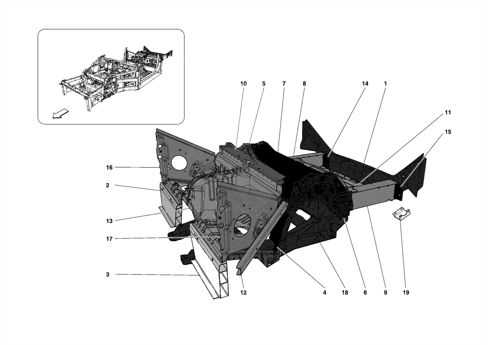 0103 STRUCTURES AND ELEMENTS, REAR OF VEHICLE
