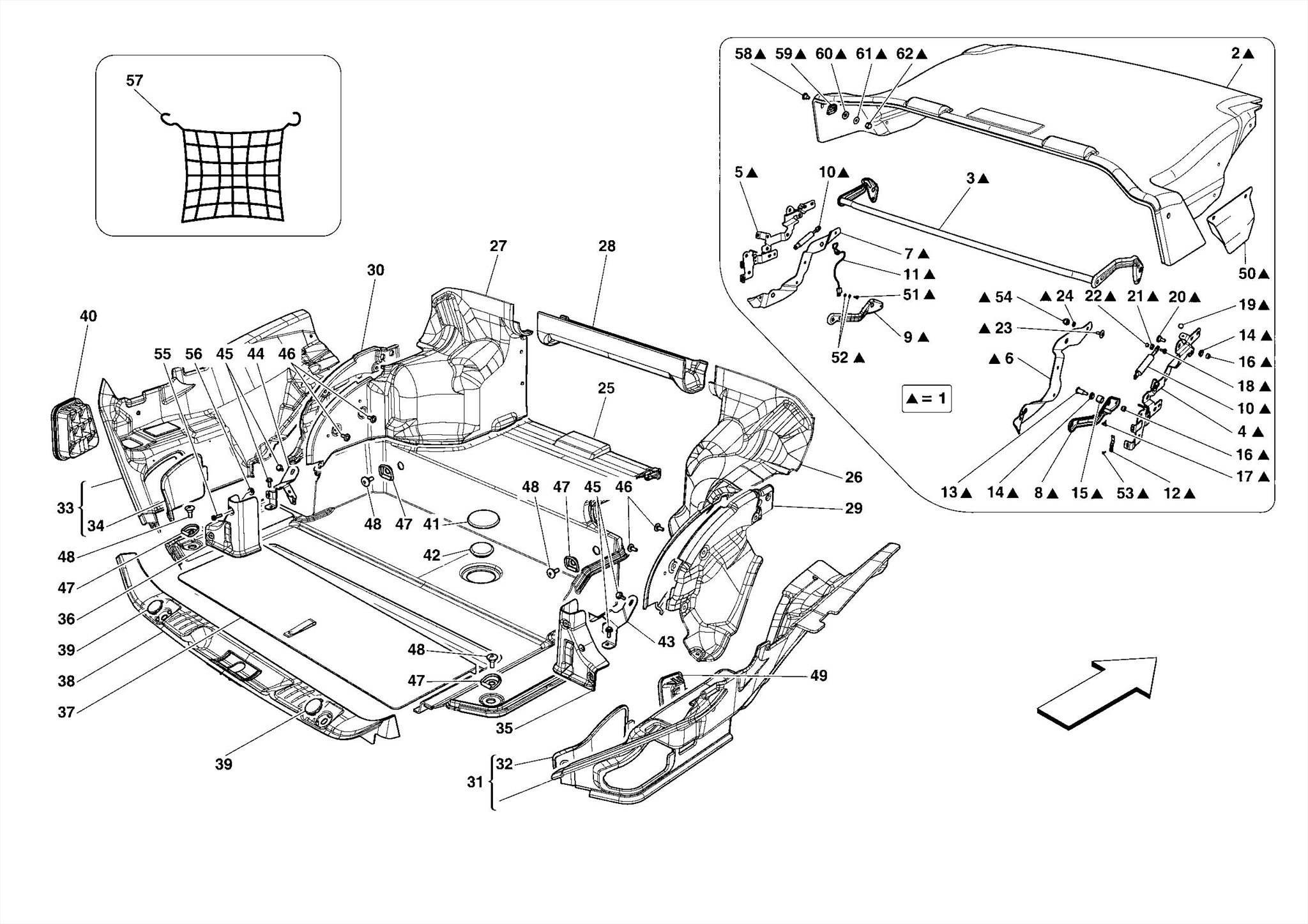 0108 LUGGAGE COMPARTMENT MATS