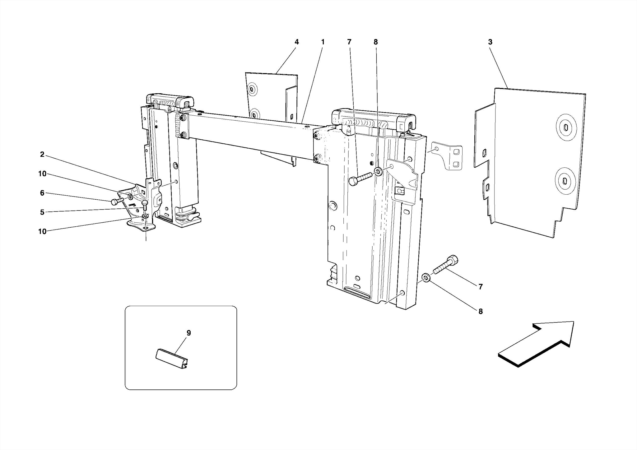 0110 ELECTRIC ROOF - ROLLBAR AND ACCESSORIES