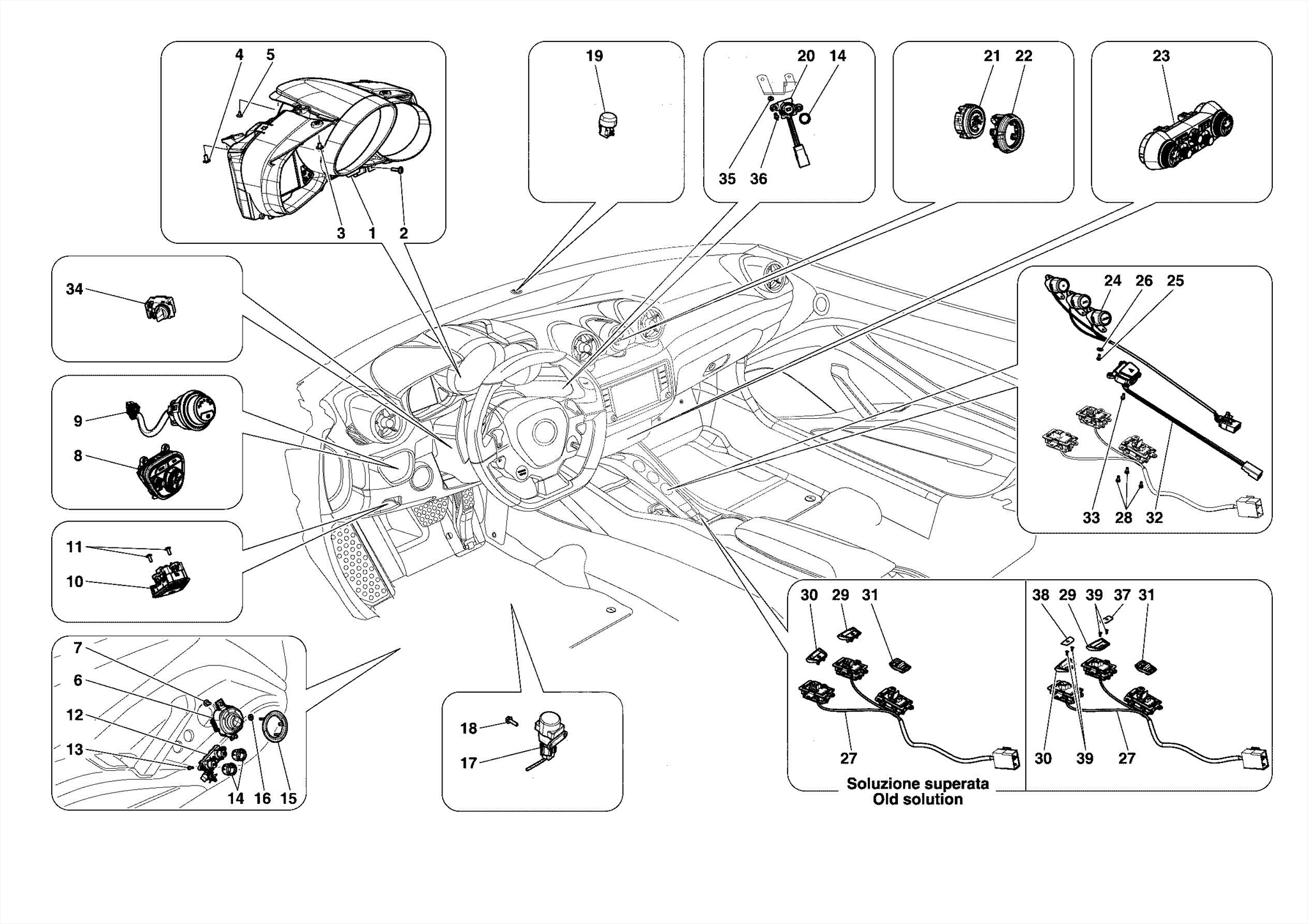 0132 DASHBOARD AND TUNNEL INSTRUMENTS
