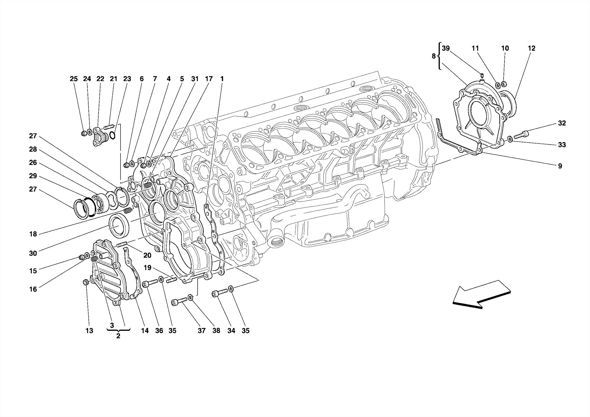 0002 CRANKASE - COVERS