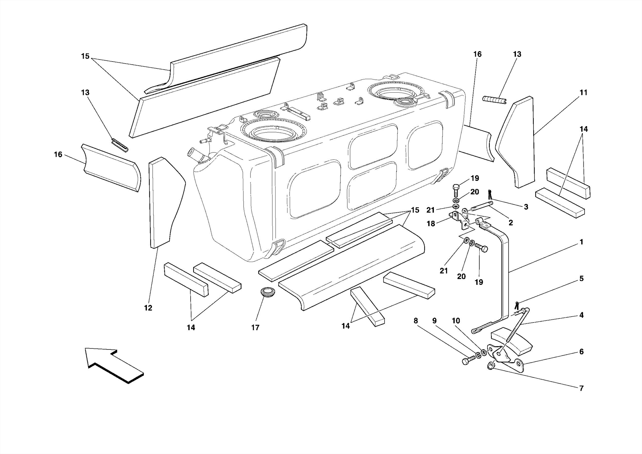 0012 FUEL TANK - INSULATION AND PROTECTION