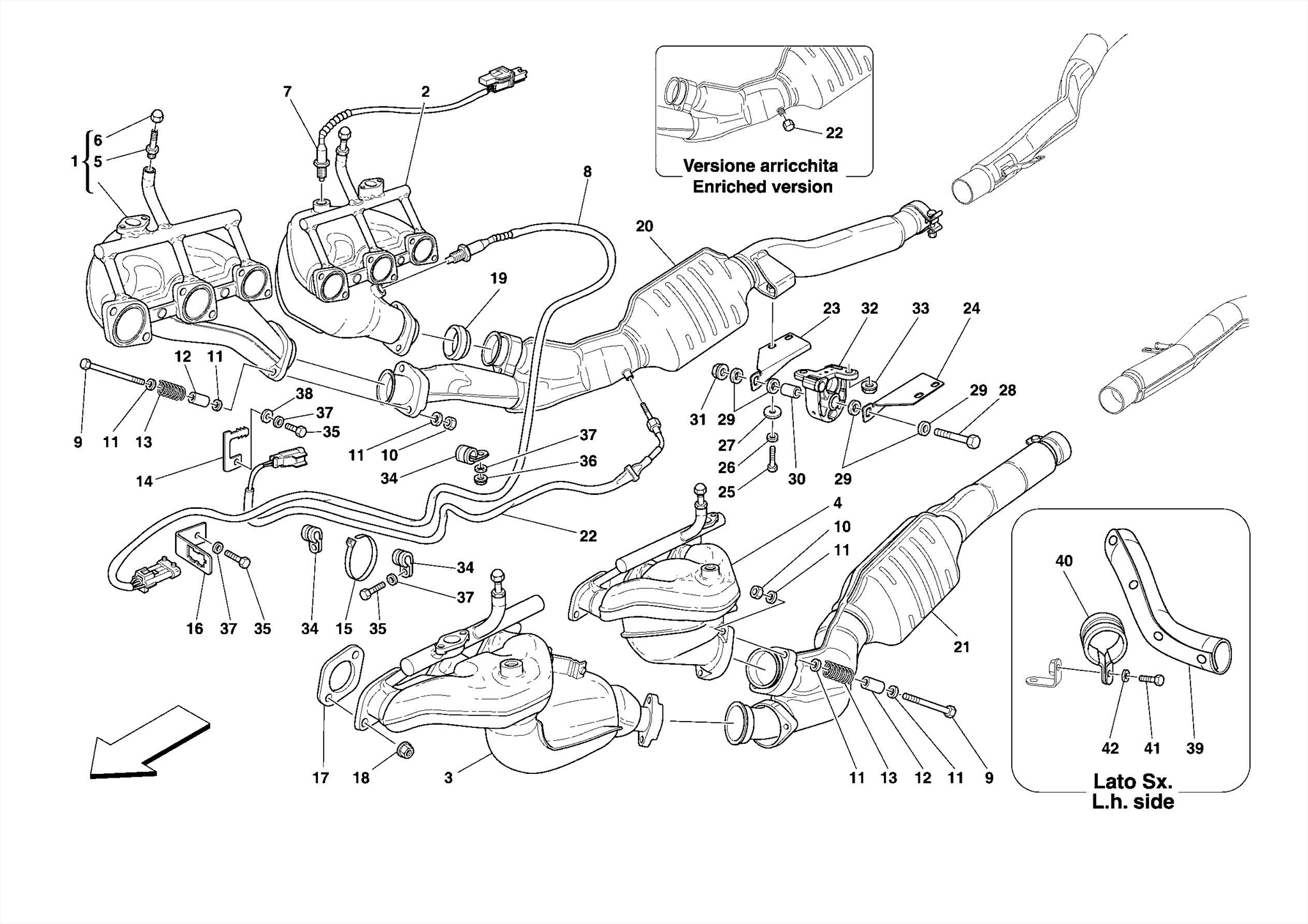0019 FRONT EXHAUST SYSTEM