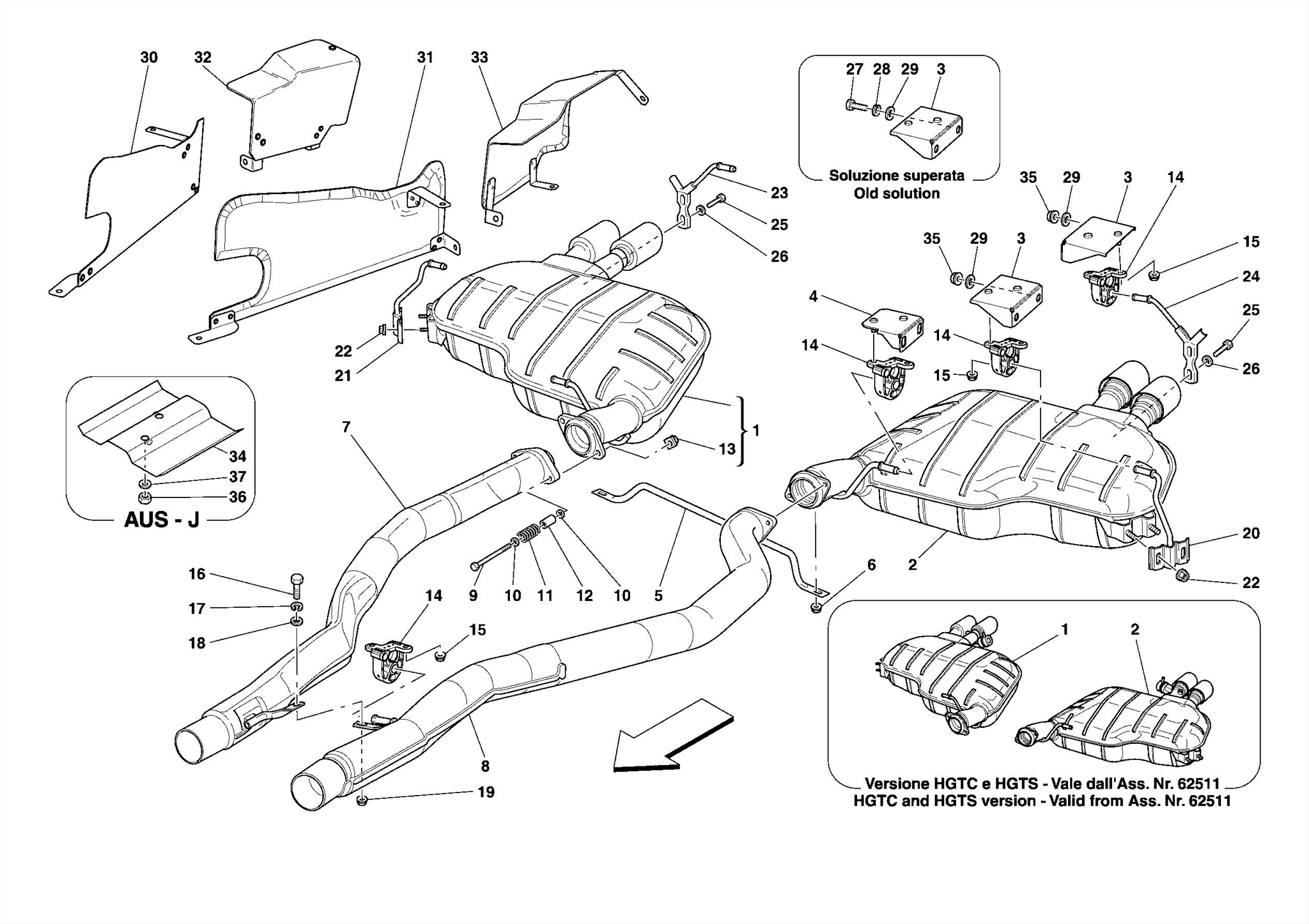 0020 REAR EXHAUST SYSTEM