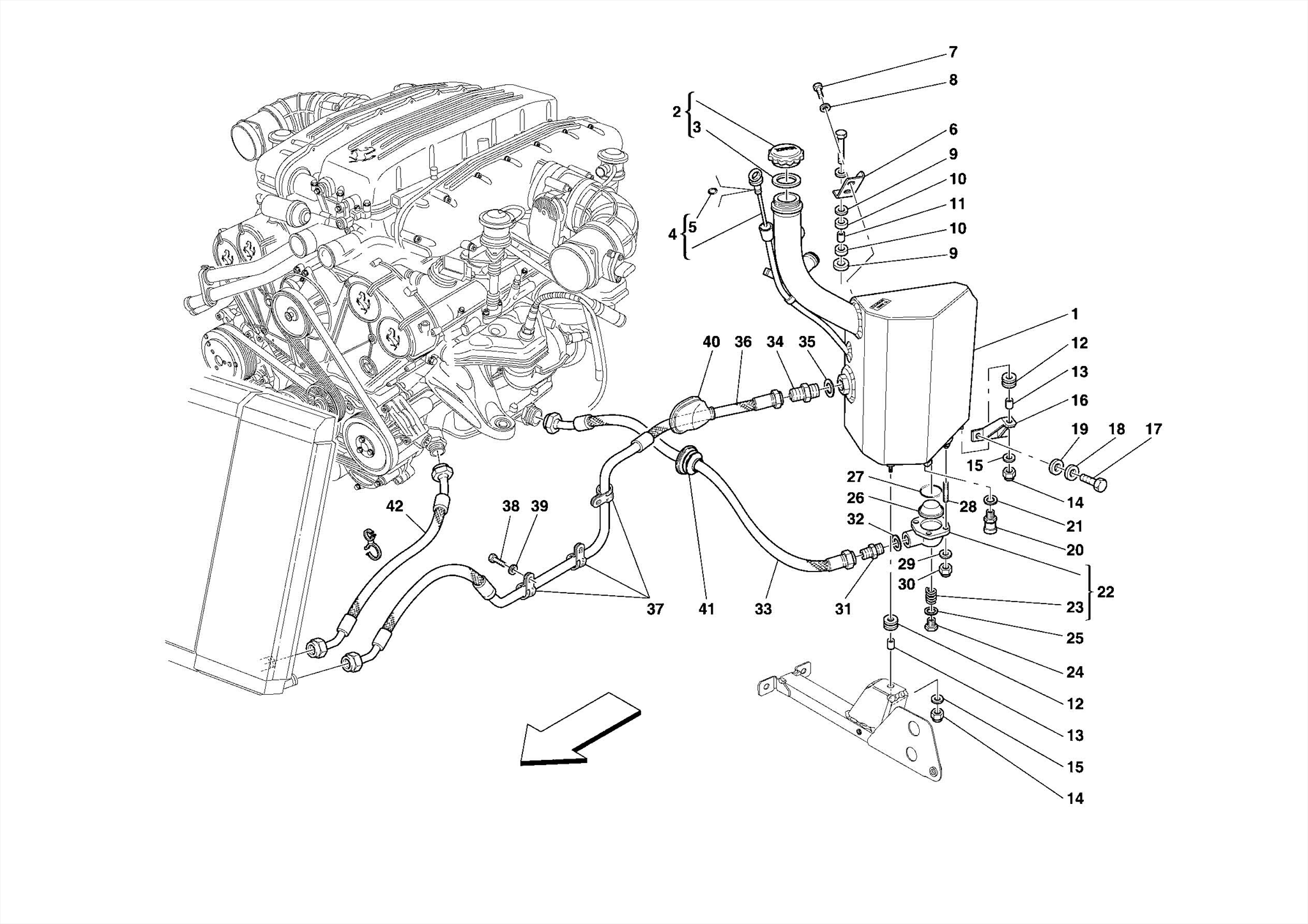 0023 LUBRICATION SYSTEM - TANK