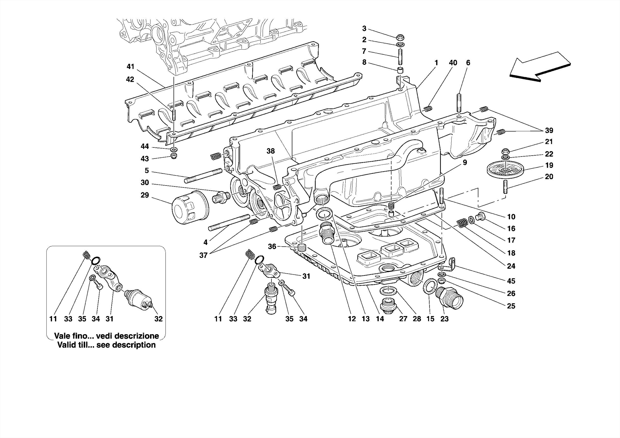 0025 LUBRICATION - OIL SUMP AND FILTERS