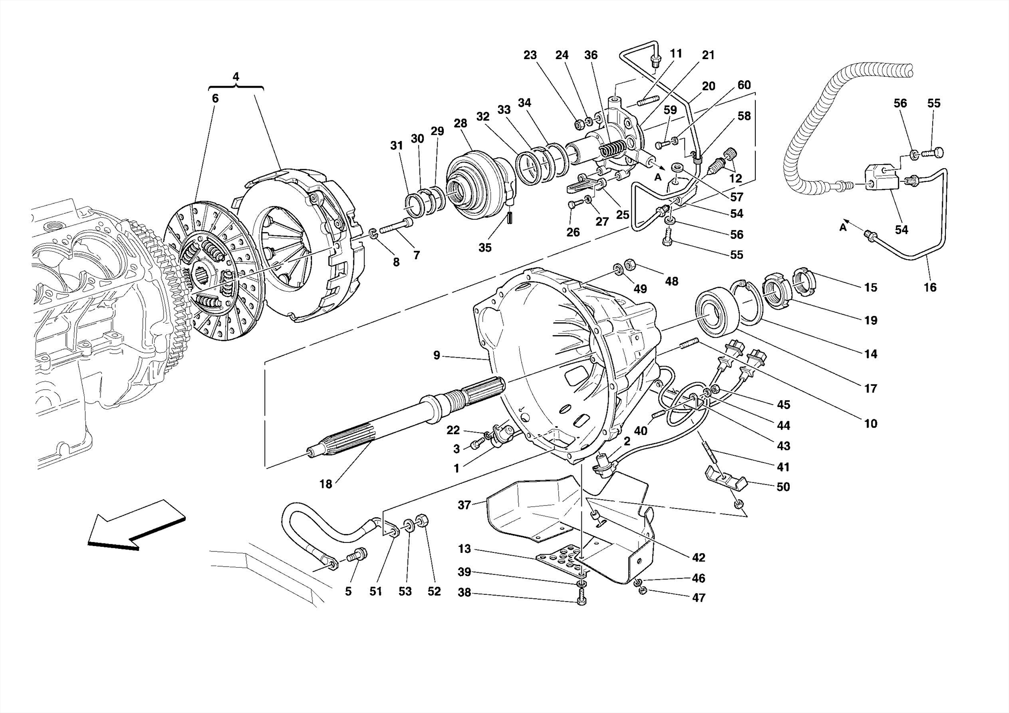 0028 CLUTCH AND CONTROLS -Not for F1