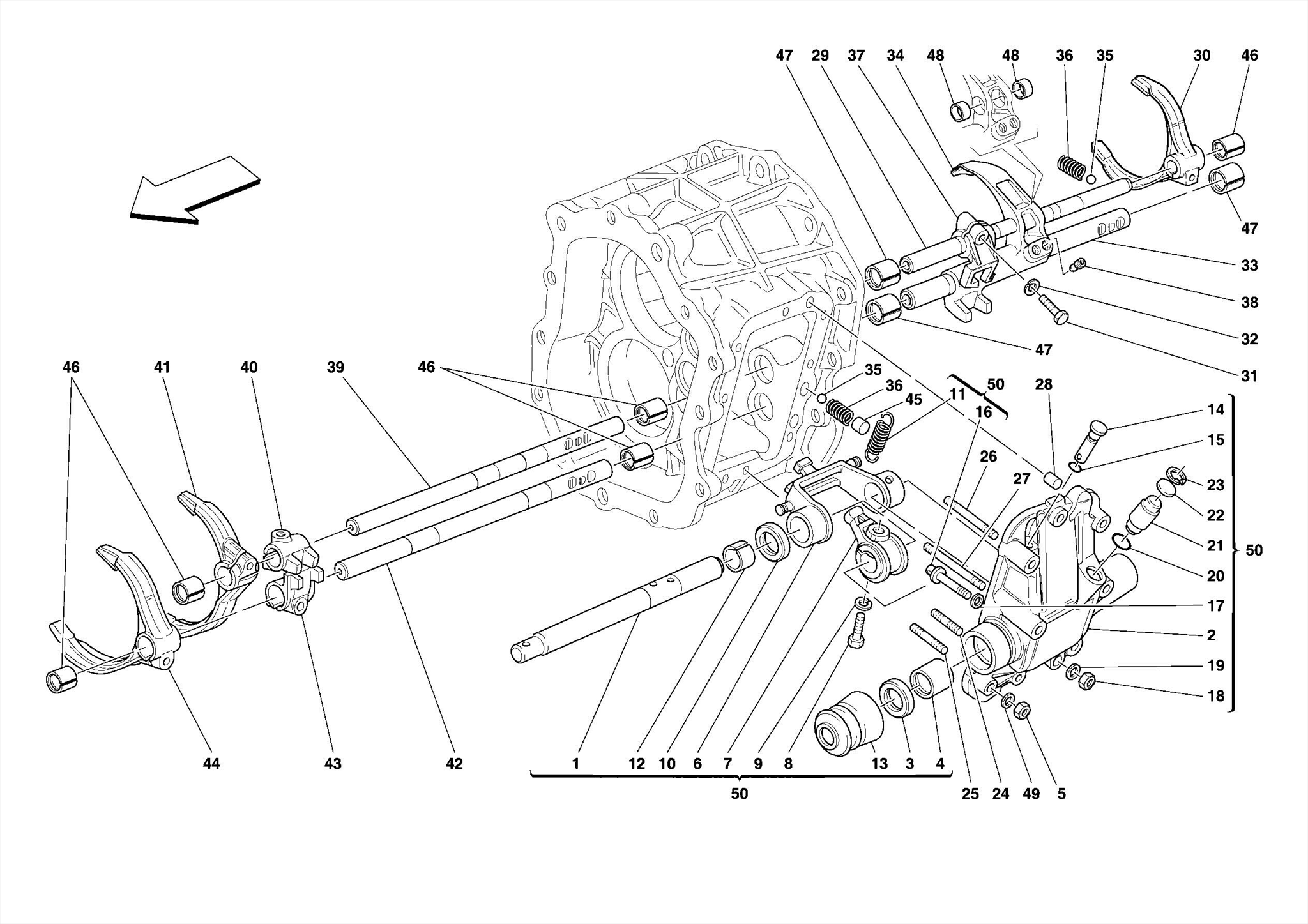 0035 INTERNAL GEARBOX CONTROLS -Not for F1-