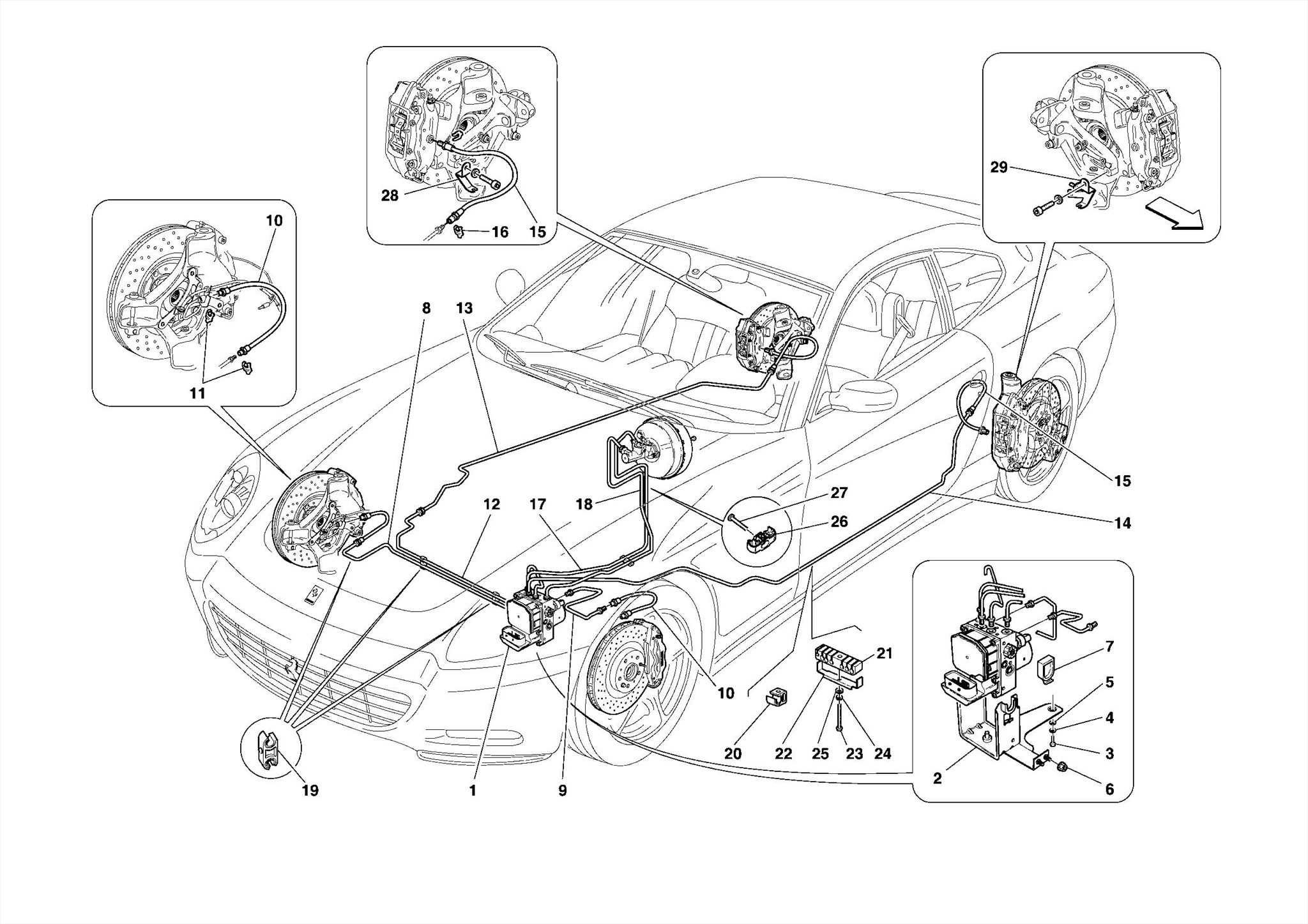 0045 BRAKE SYSTEM -Not applicable for GD-