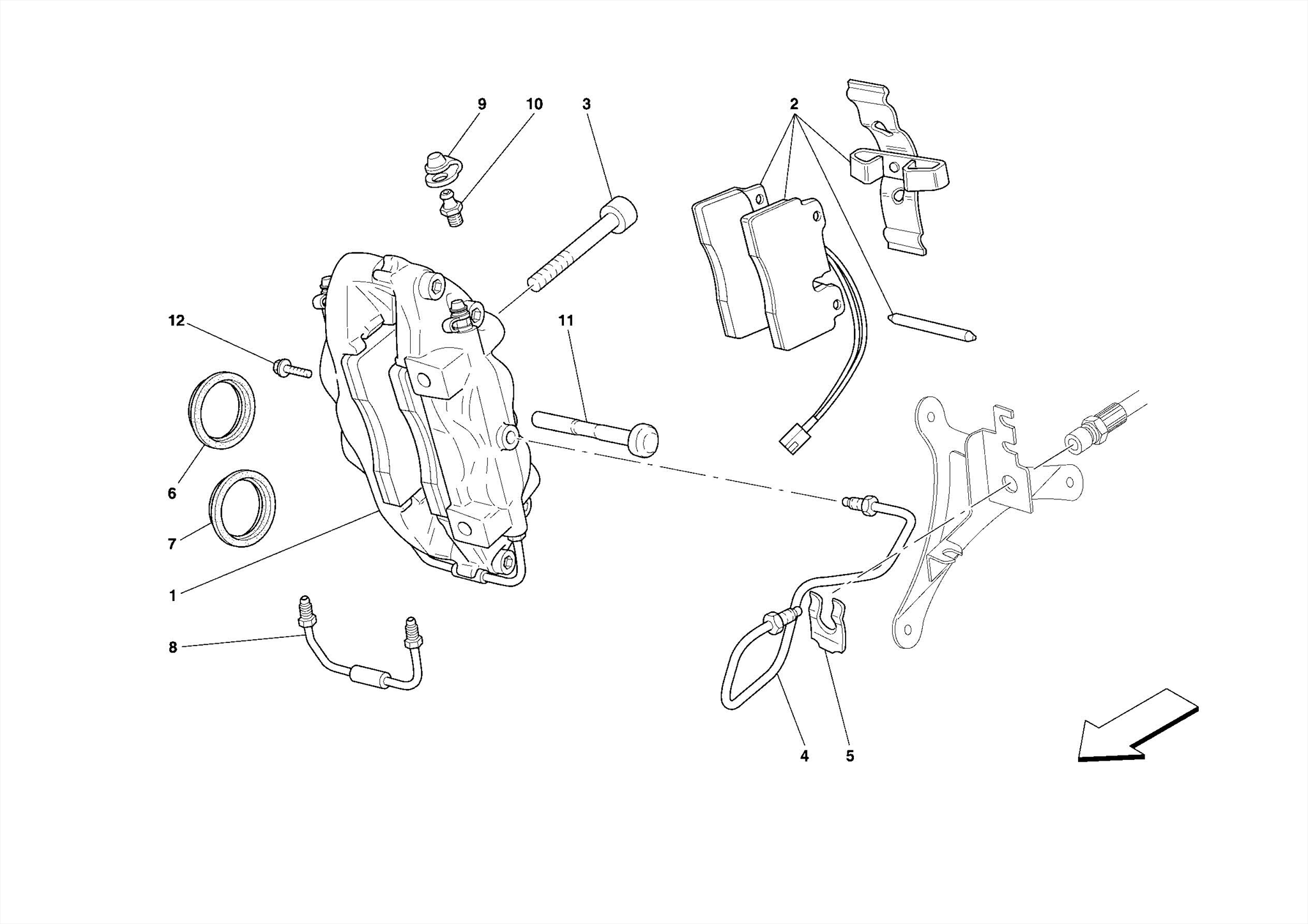 0047 FRONT BRAKE CALIPER