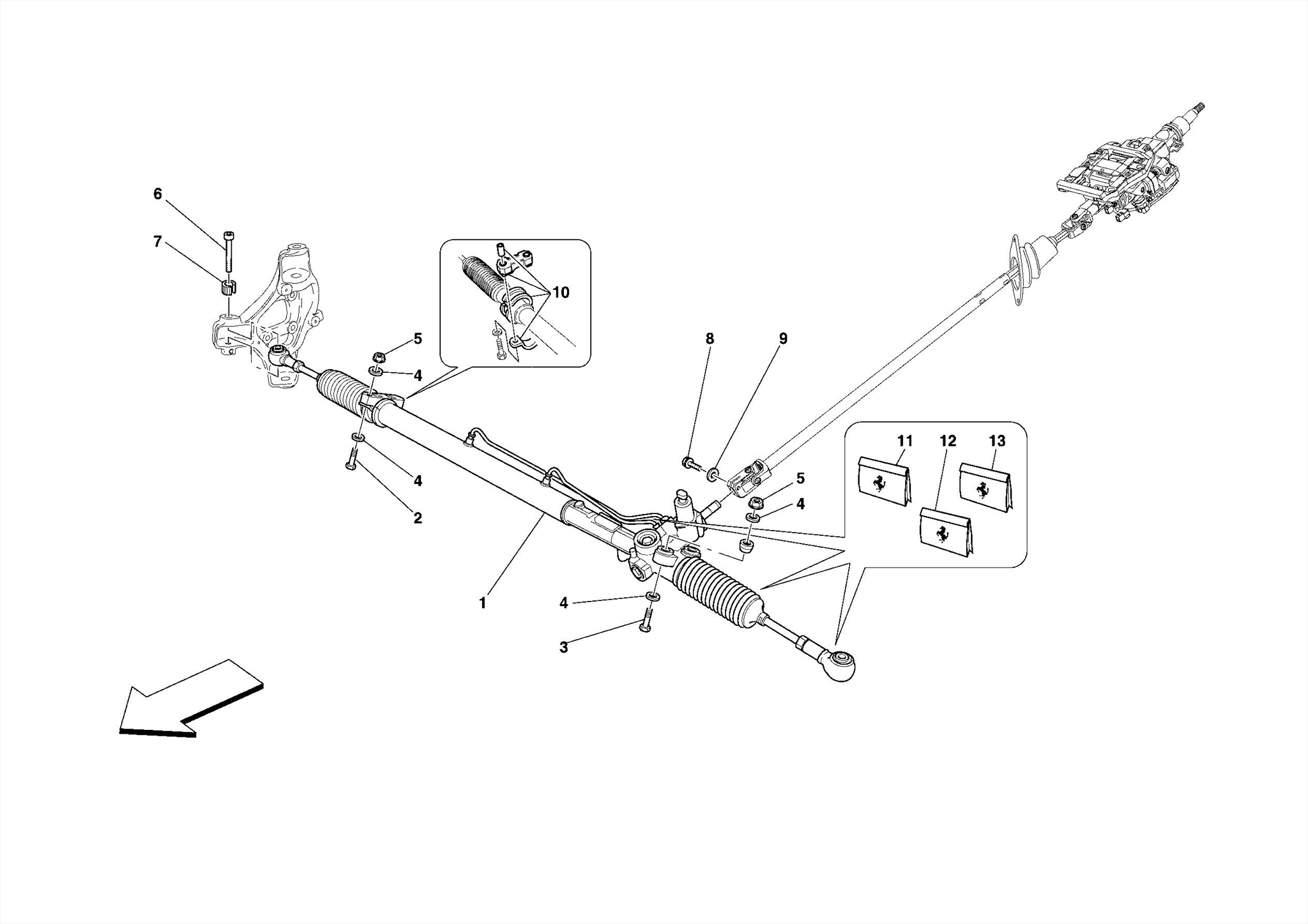 0050 HYDRAULIC POWER STEERING BOX