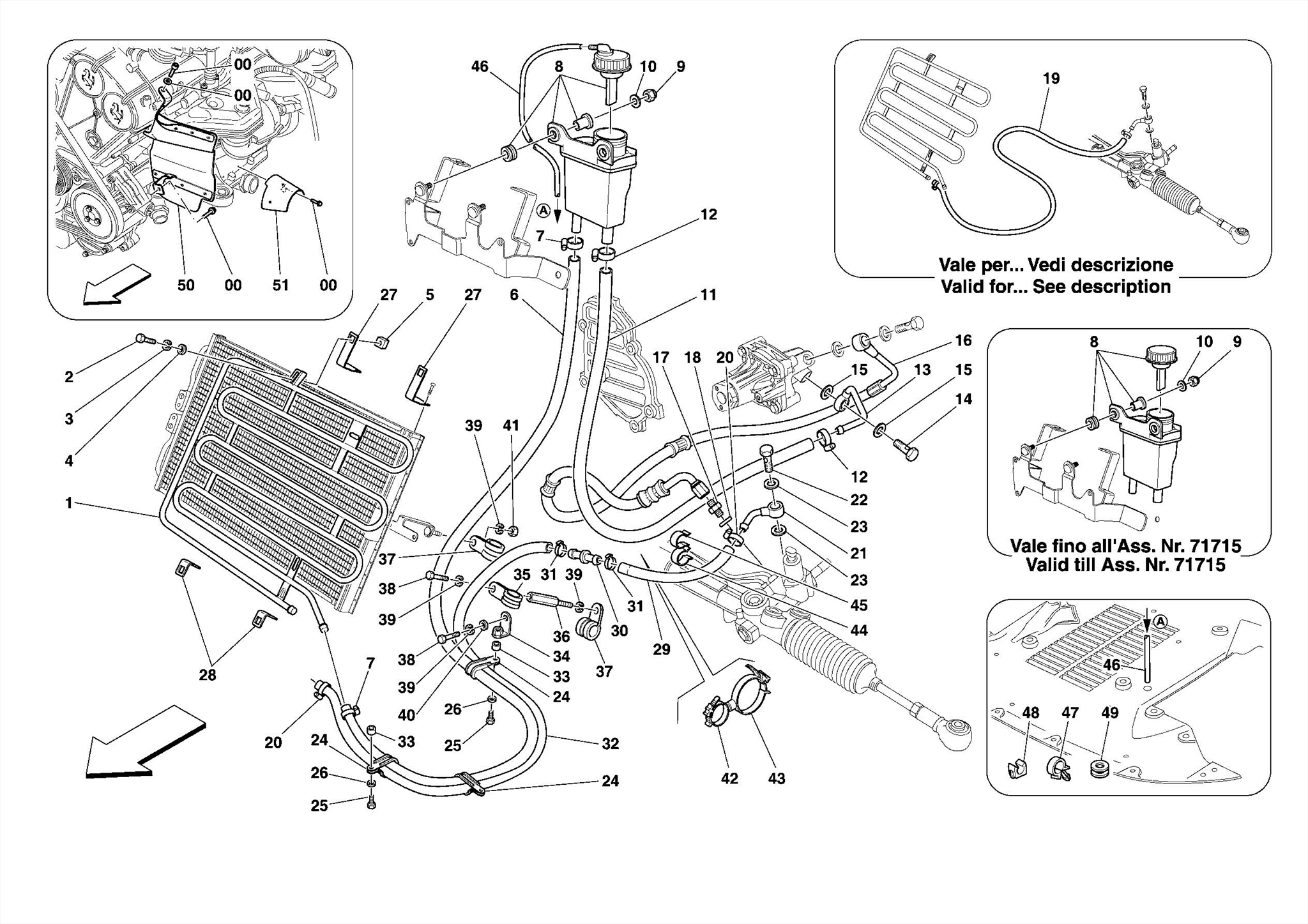 0051 HYDRAULIC FLUID RESERVOIR FOR POWER STEERING SYSTEM AND COIL