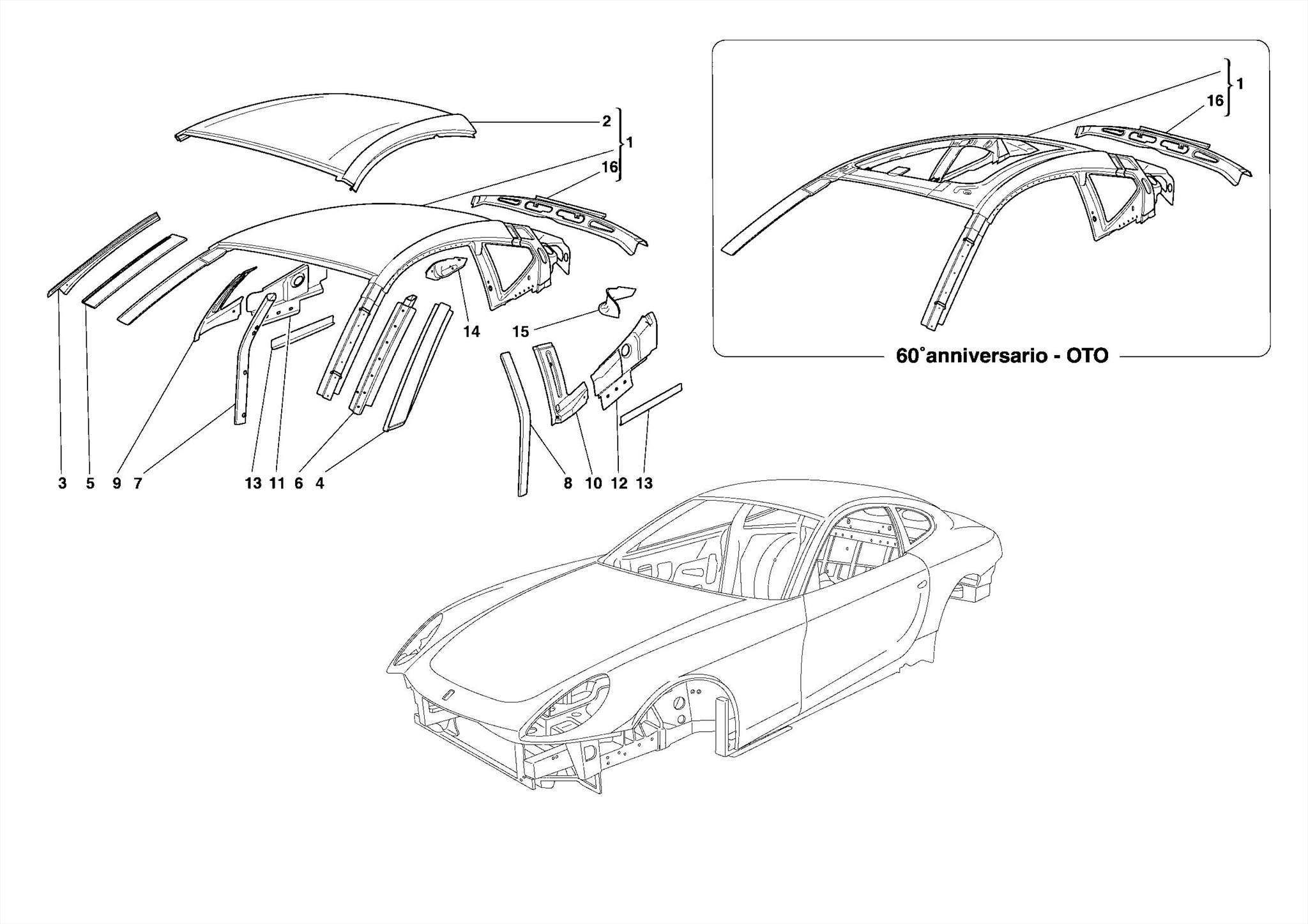 0101 BODYSHELL - ROOF