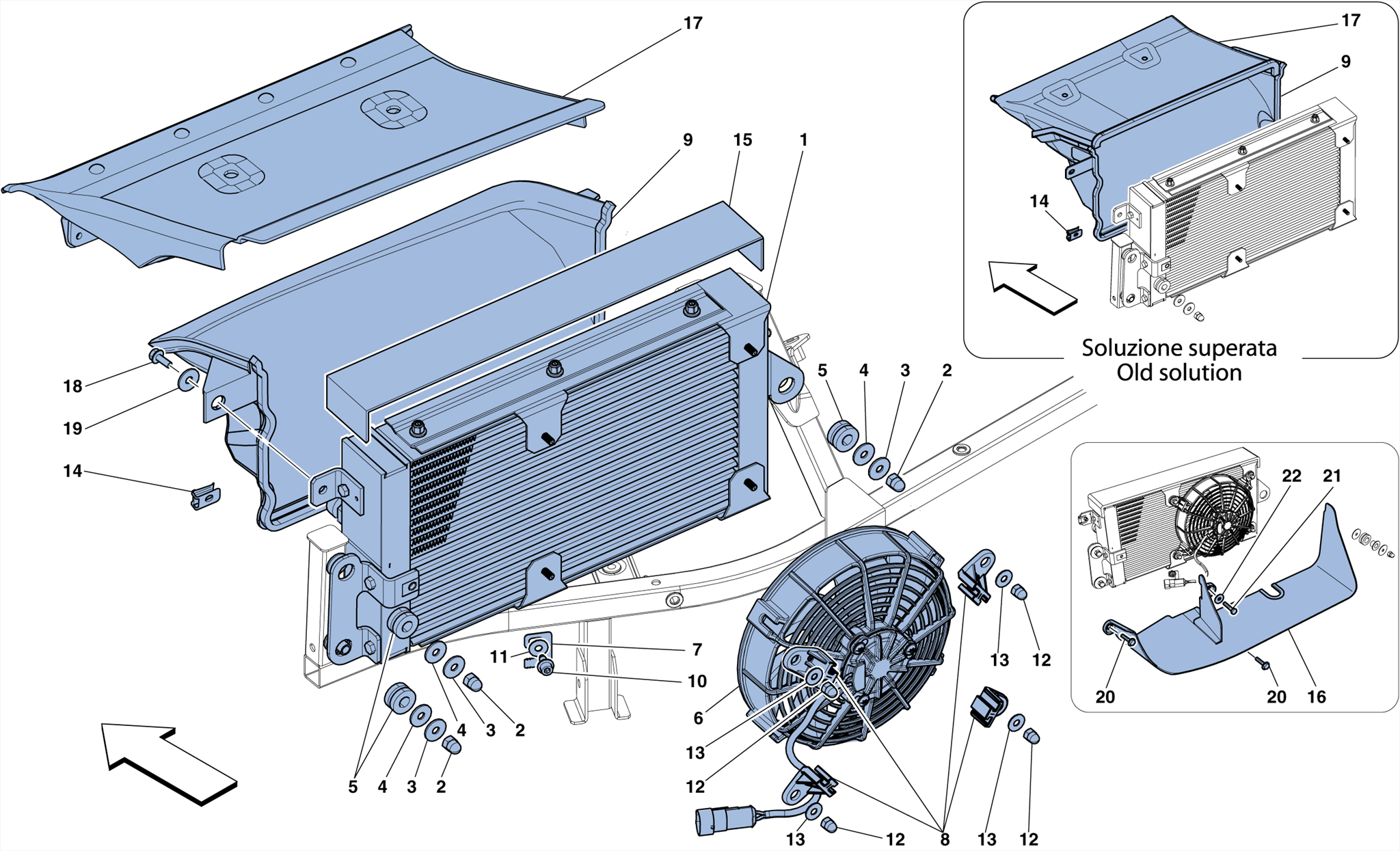 0022 - GEARBOX OIL COOLING RADIATORS