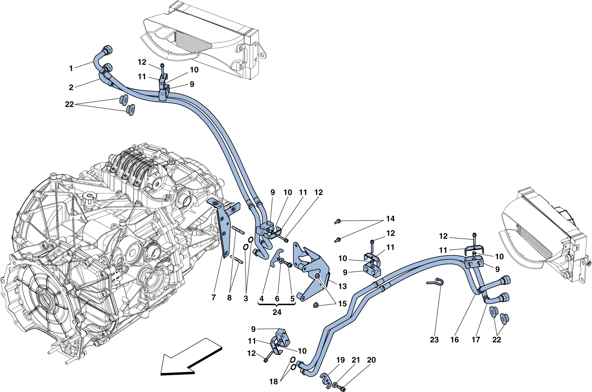 0023 - GEARBOX OIL LUBRICATION AND COOLING SYSTEM