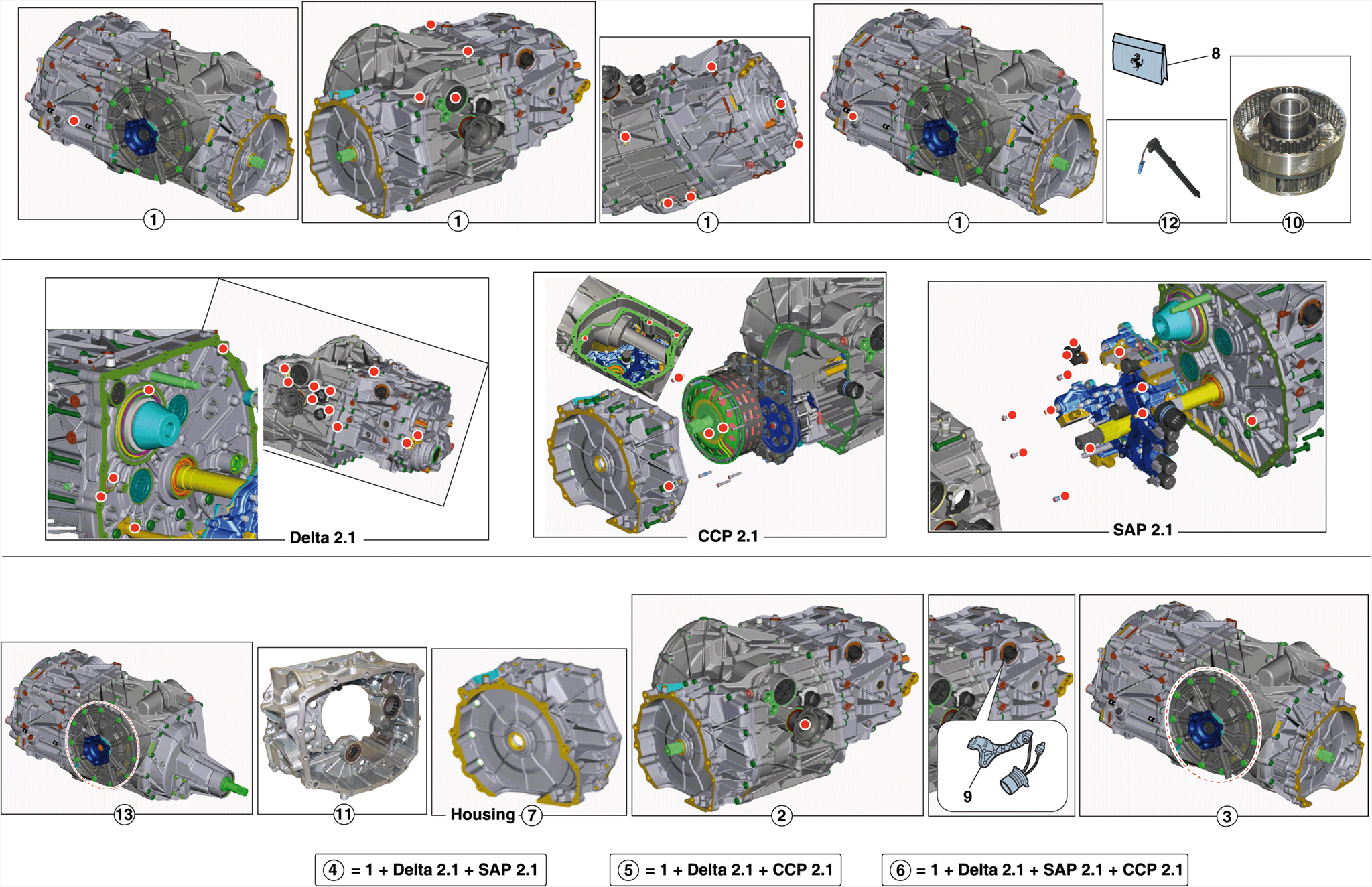 0026 - GEARBOX REPAIR KIT