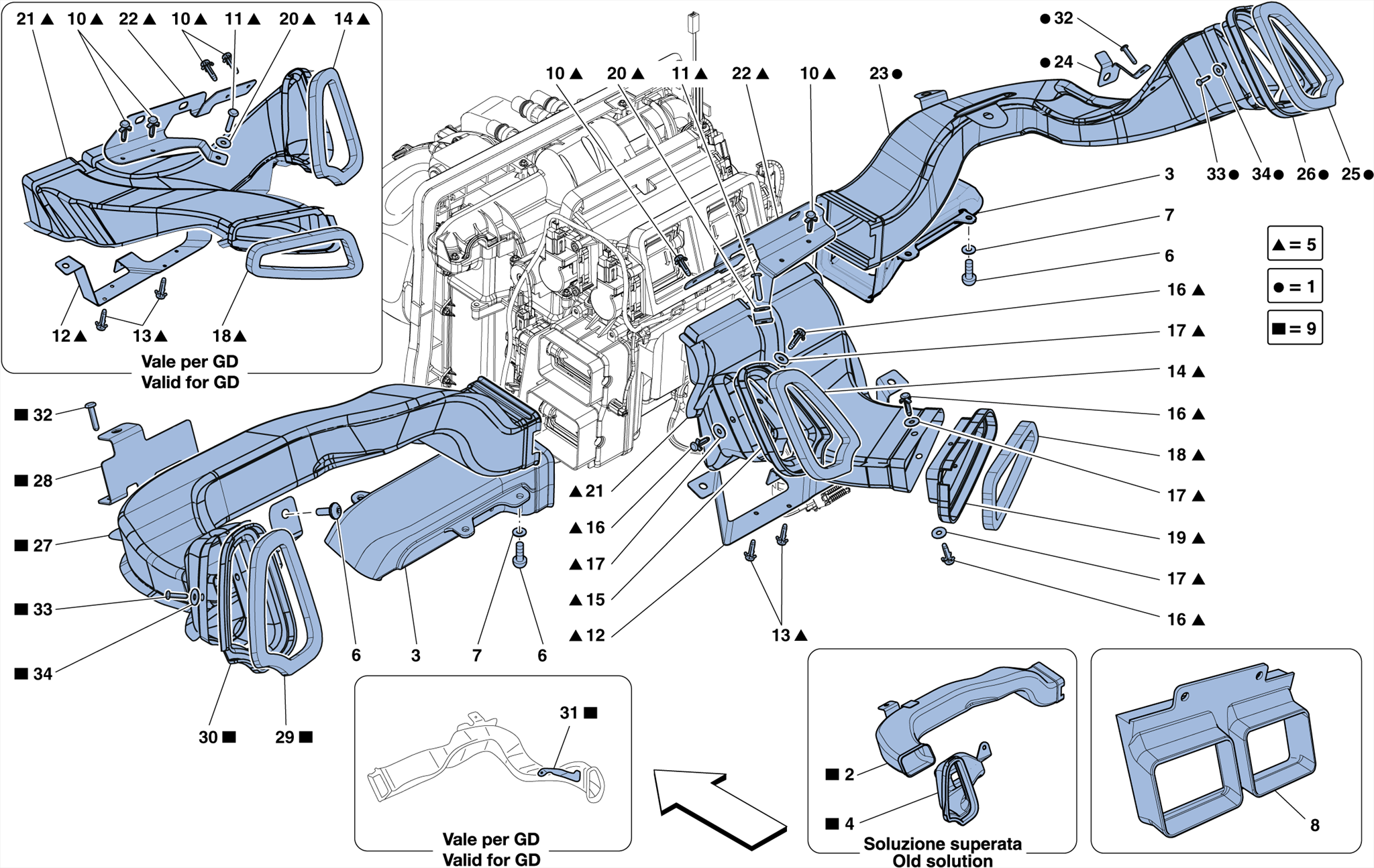 0048 - DASHBOARD AIR DUCTS
