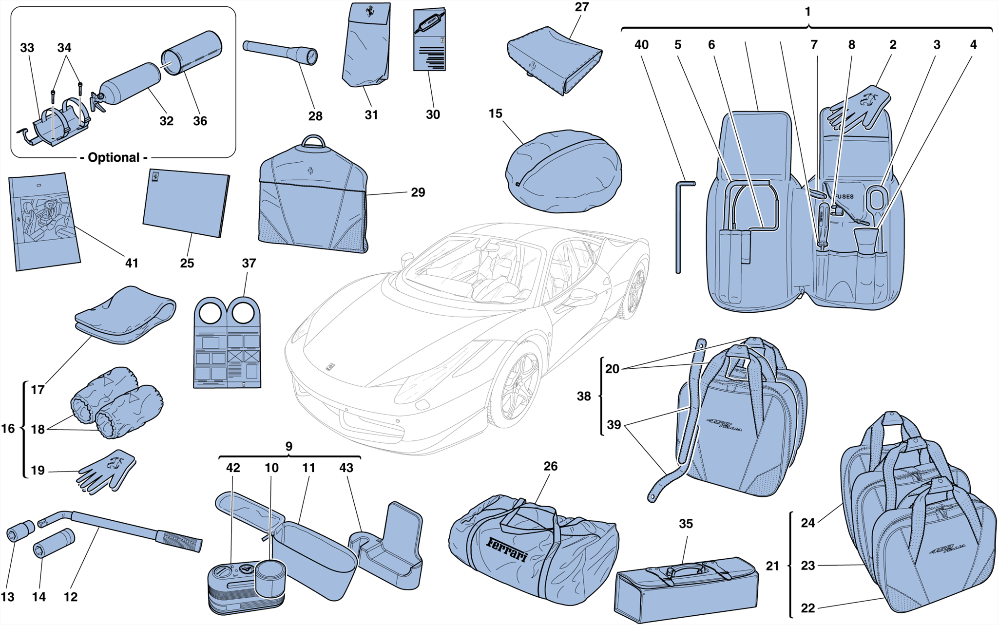 0049 - TOOLS AND ACCESSORIES PROVIDED WITH VEHICLE