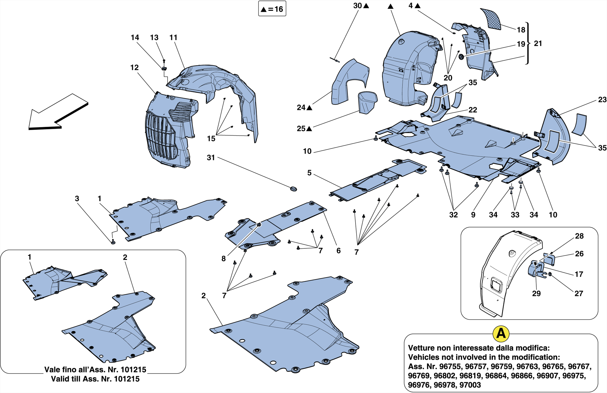 0105 - FLAT UNDERTRAY AND WHEELHOUSES