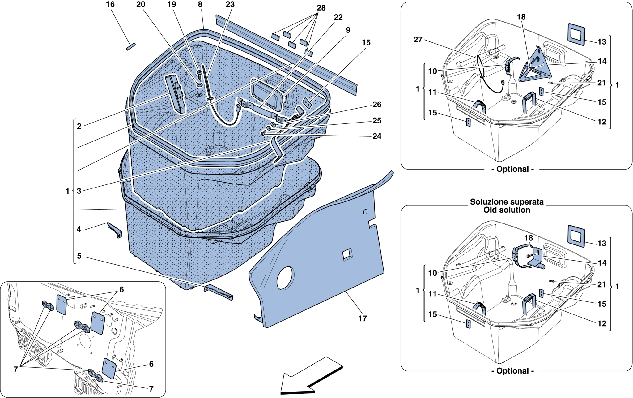 0108 - FRONT COMPARTMENT TRIM