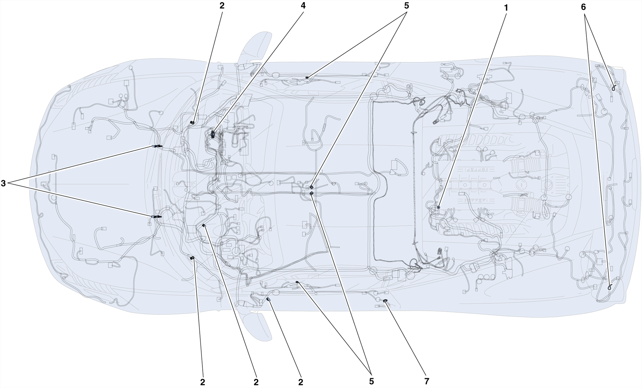 0131 - VARIOUS FASTENINGS FOR THE ELECTRICAL SYSTEM