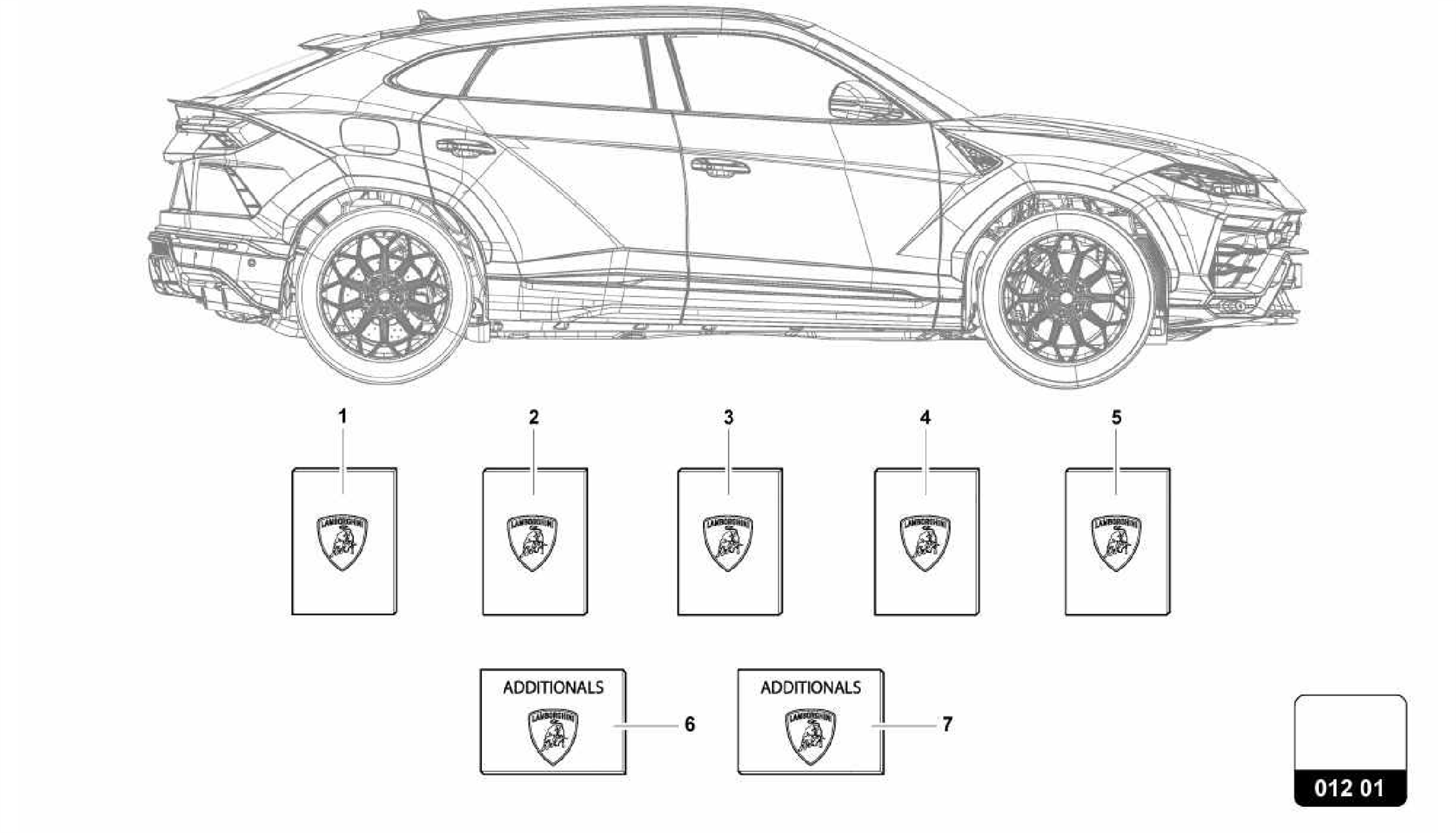 012.01.00-1 SET VEHICLE LITERATURE