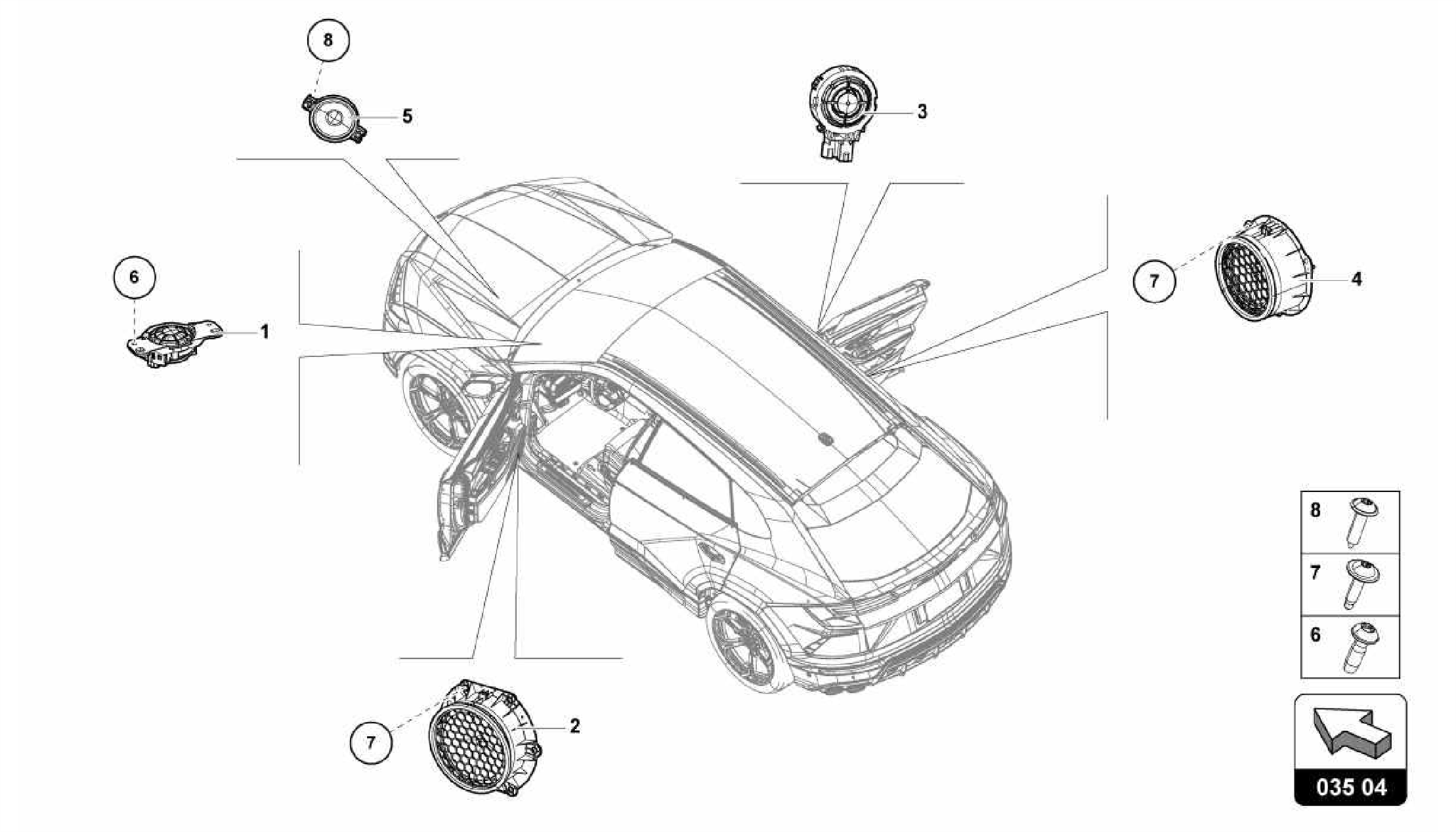 035.04.00-ELECTRICAL PARTS FOR AUDIO SYSTEM
