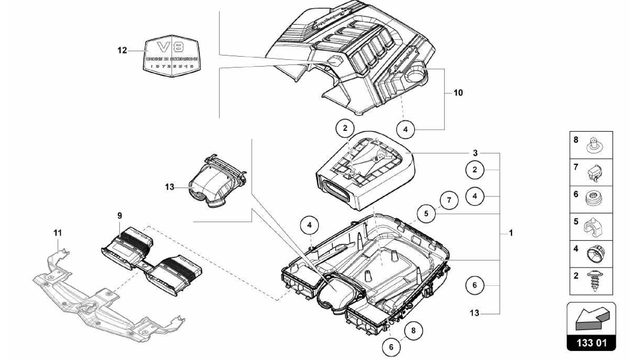 133.01.00-AIR FILTER WITH CONNECTING PARTS