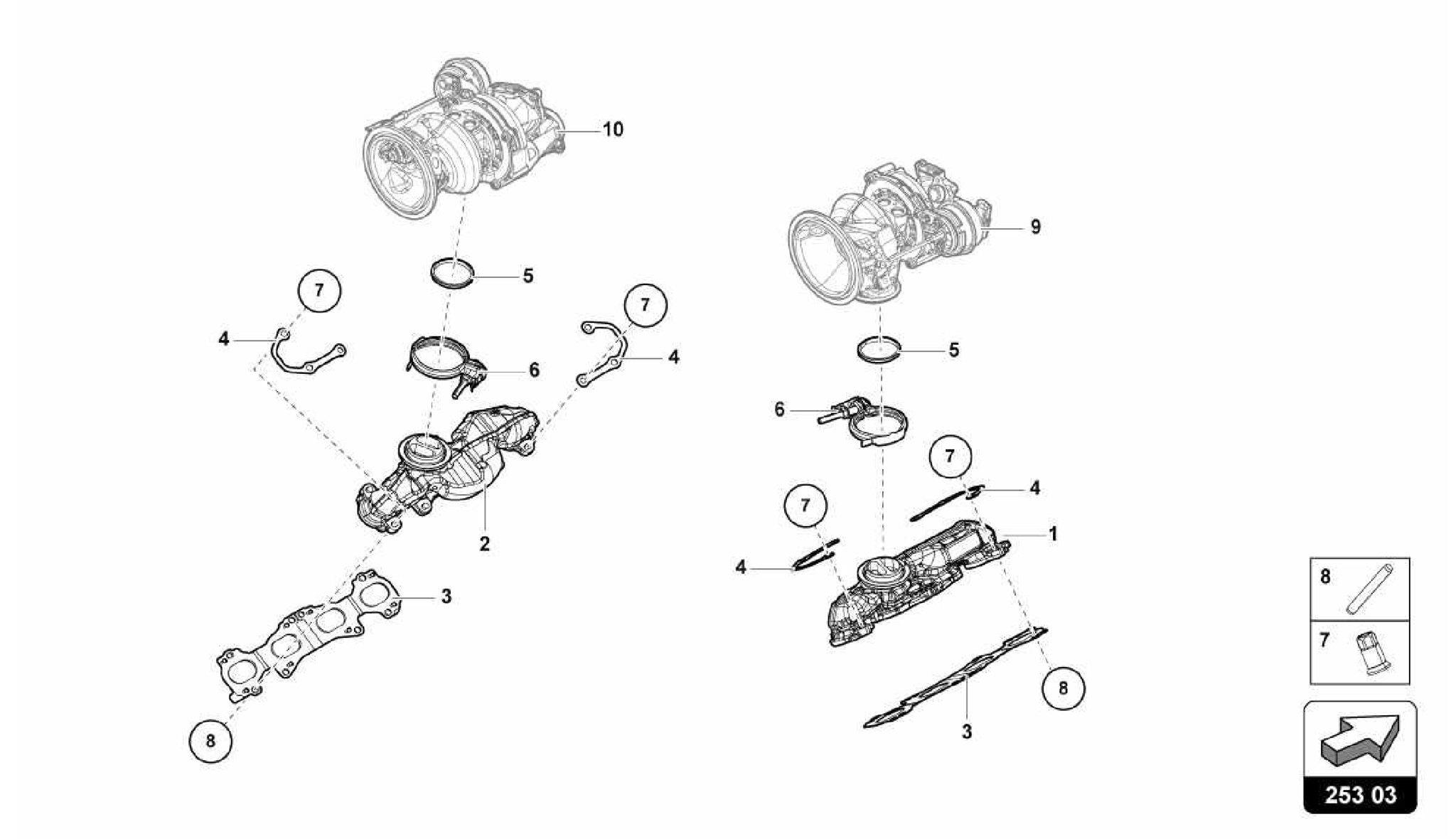 253.03.00-EXHAUST MANIFOLDS