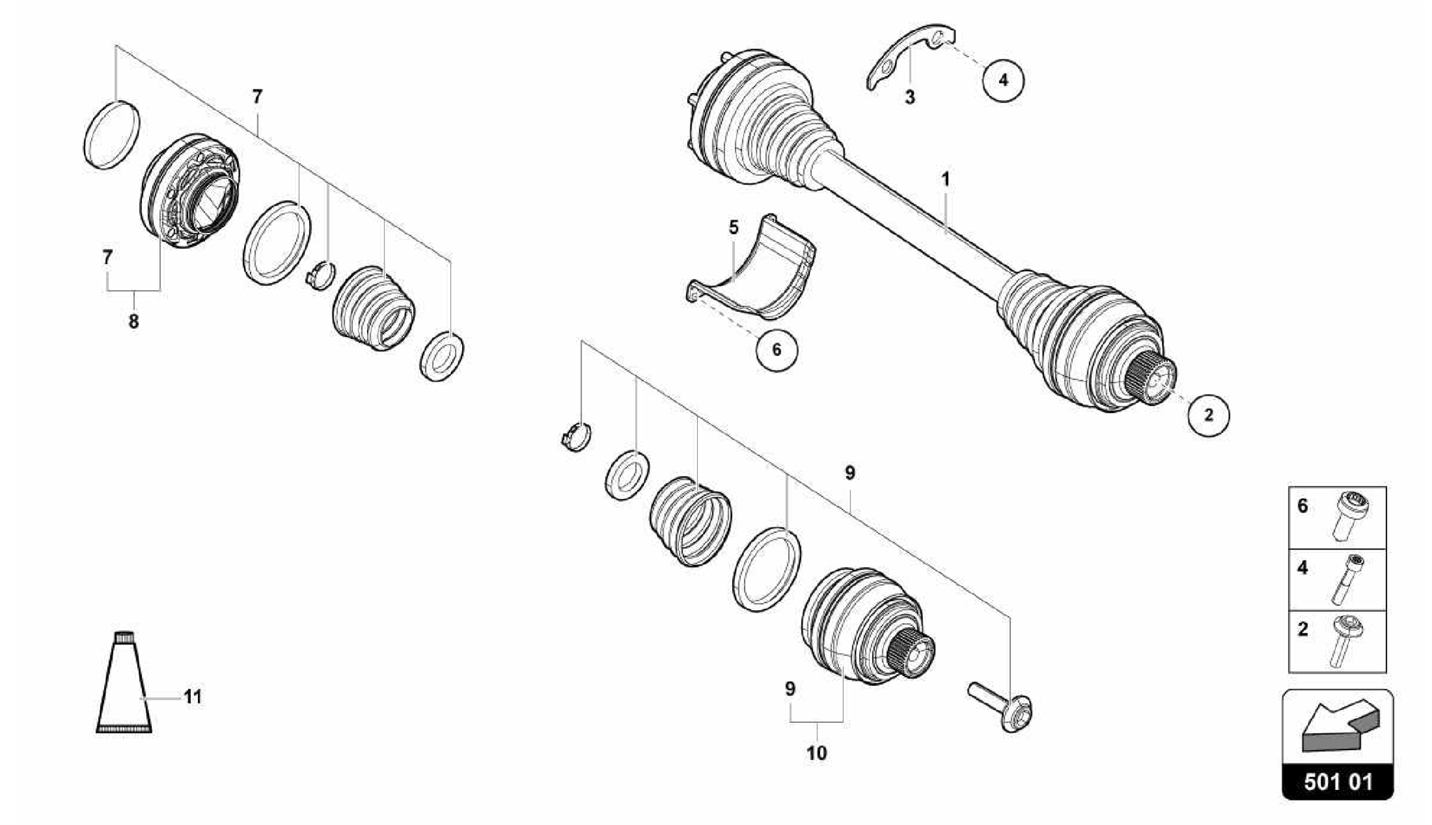 501.01.00-AXLE SHAFT