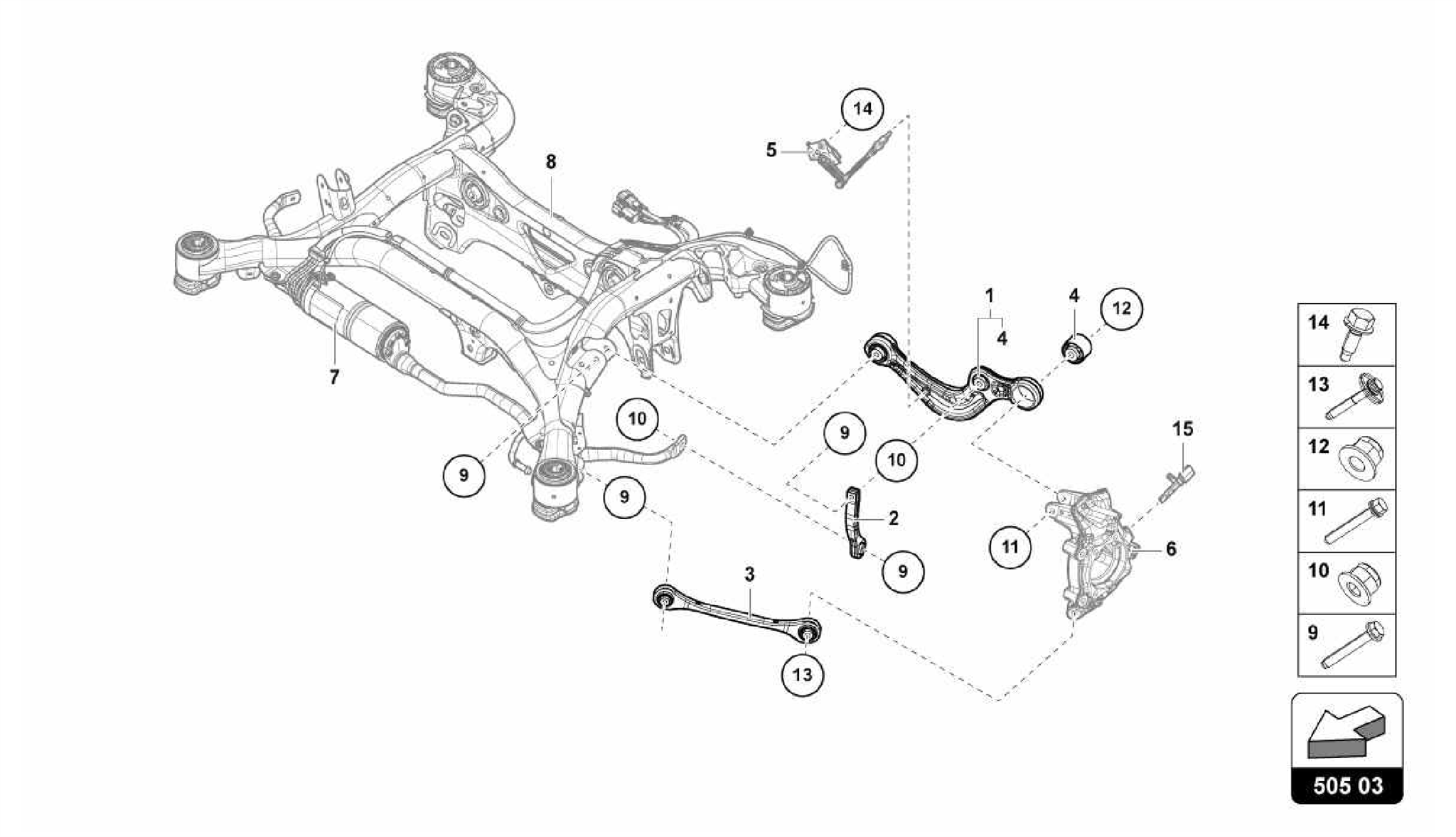 505.03.00-SUSPENSION REAR