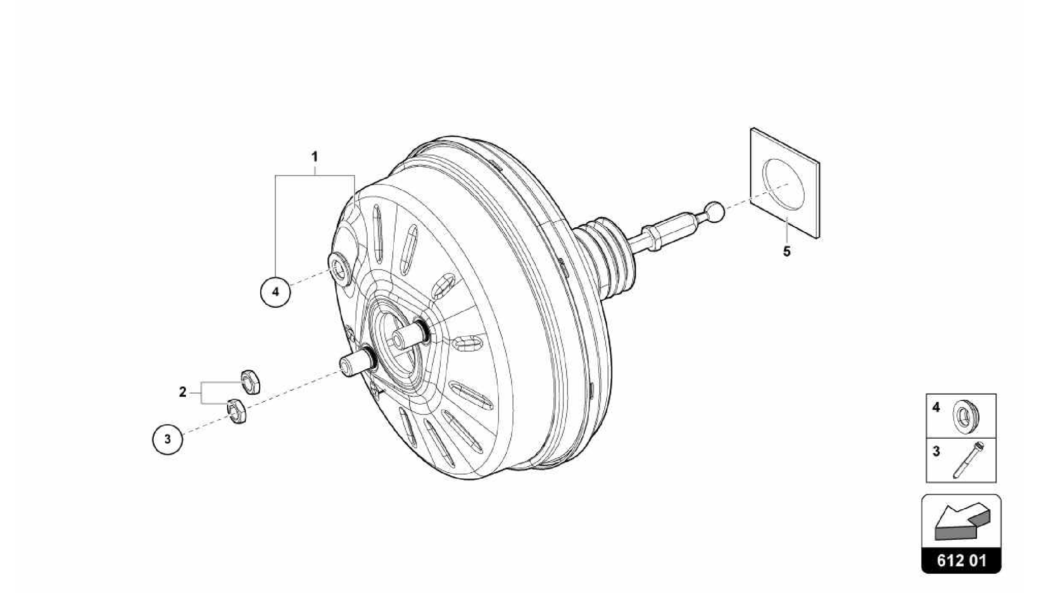 612.01.00-BRAKE SERVO