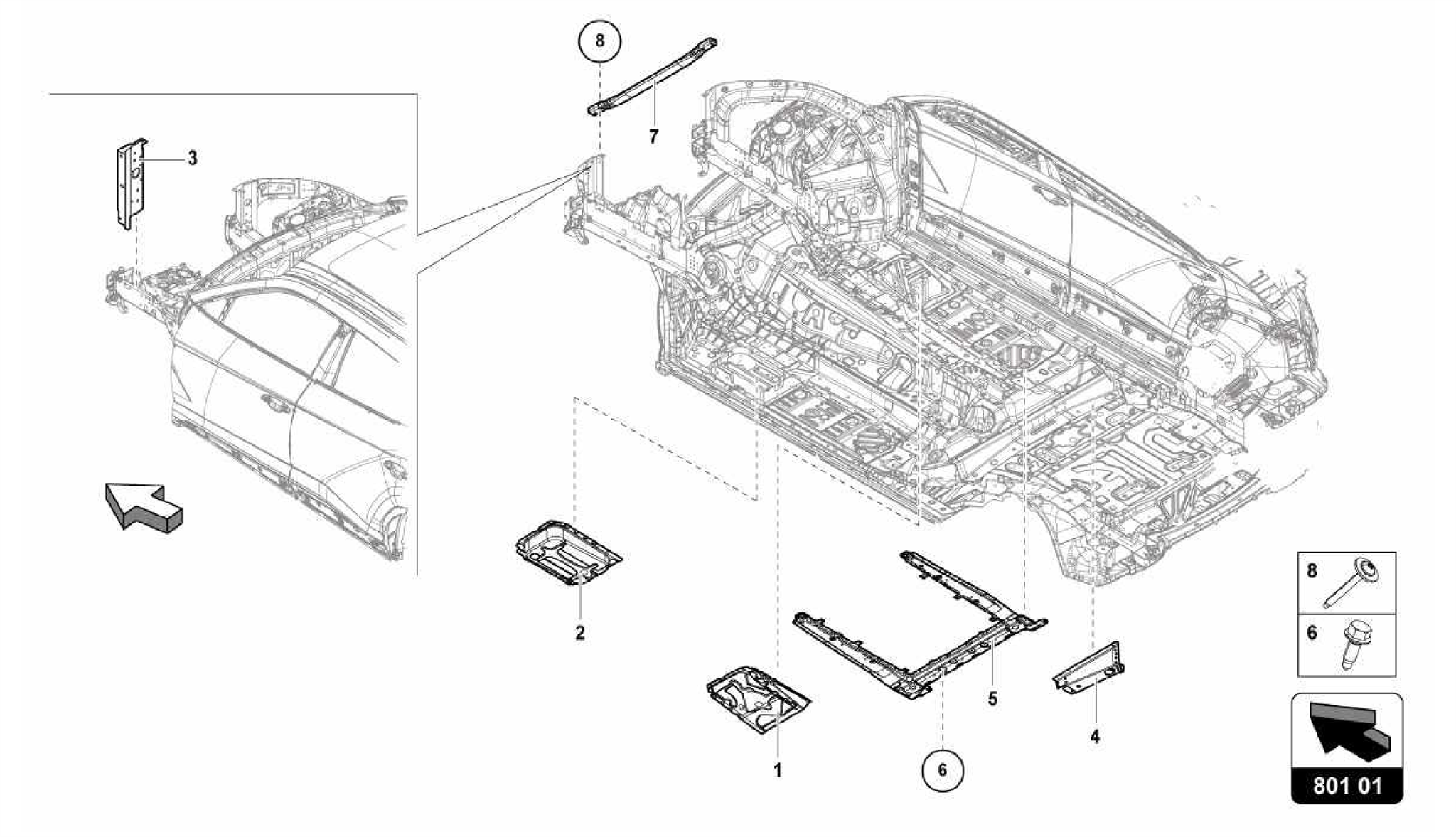 801.01.00-RETAINER FOR BATTERY