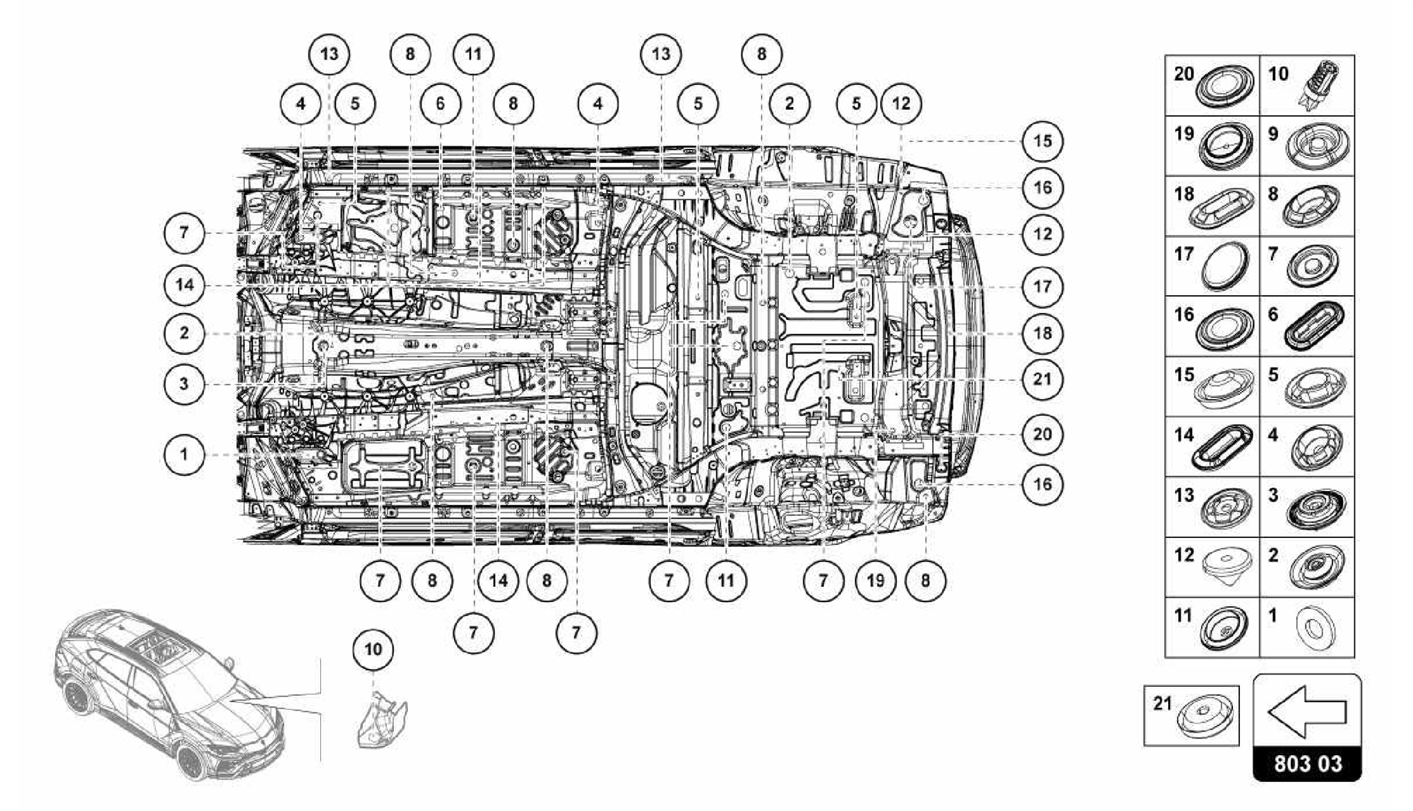 803.03.00-SEALING PLUG SET