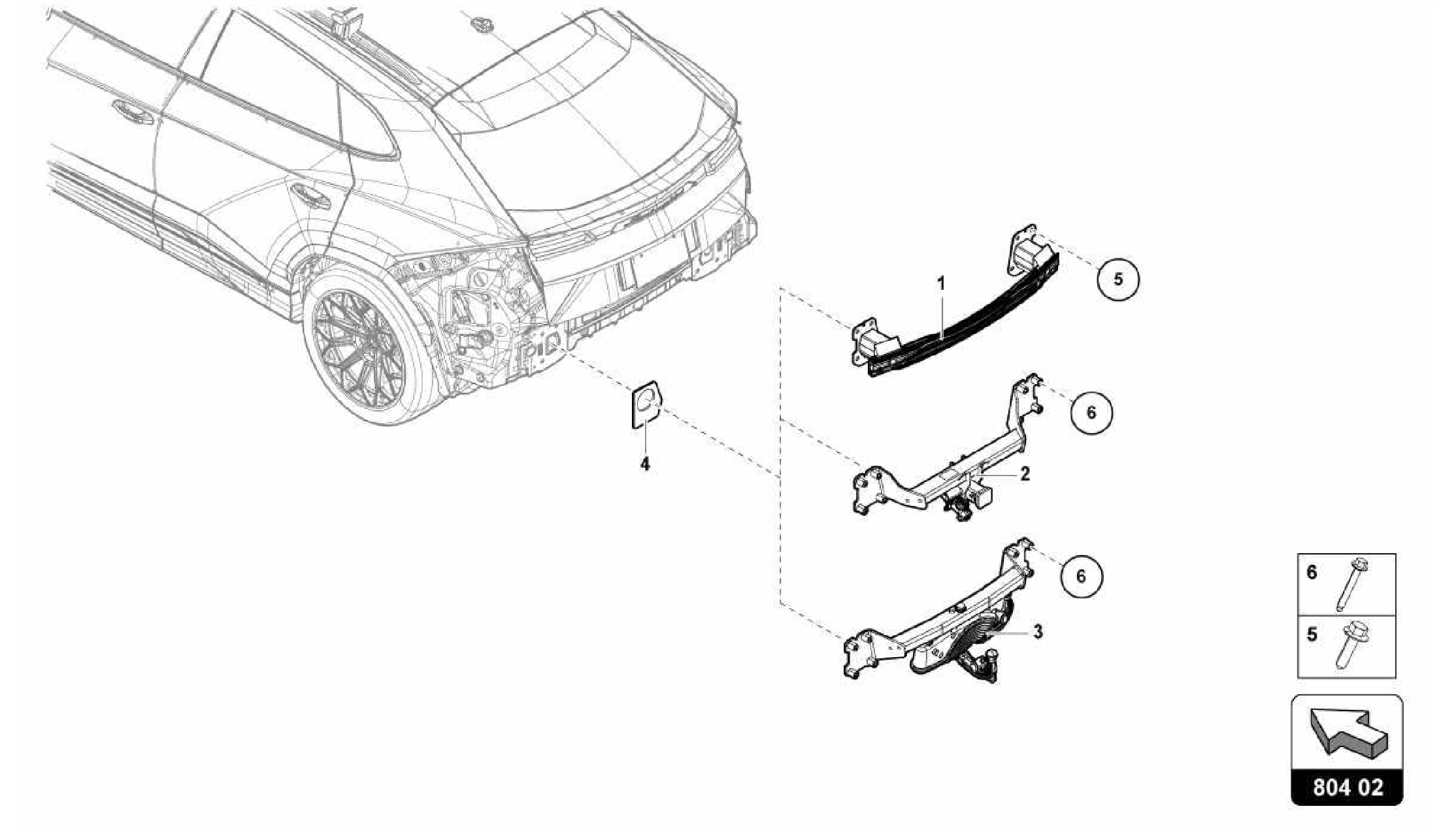804.02.00-RETAINER FOR BUMPER
