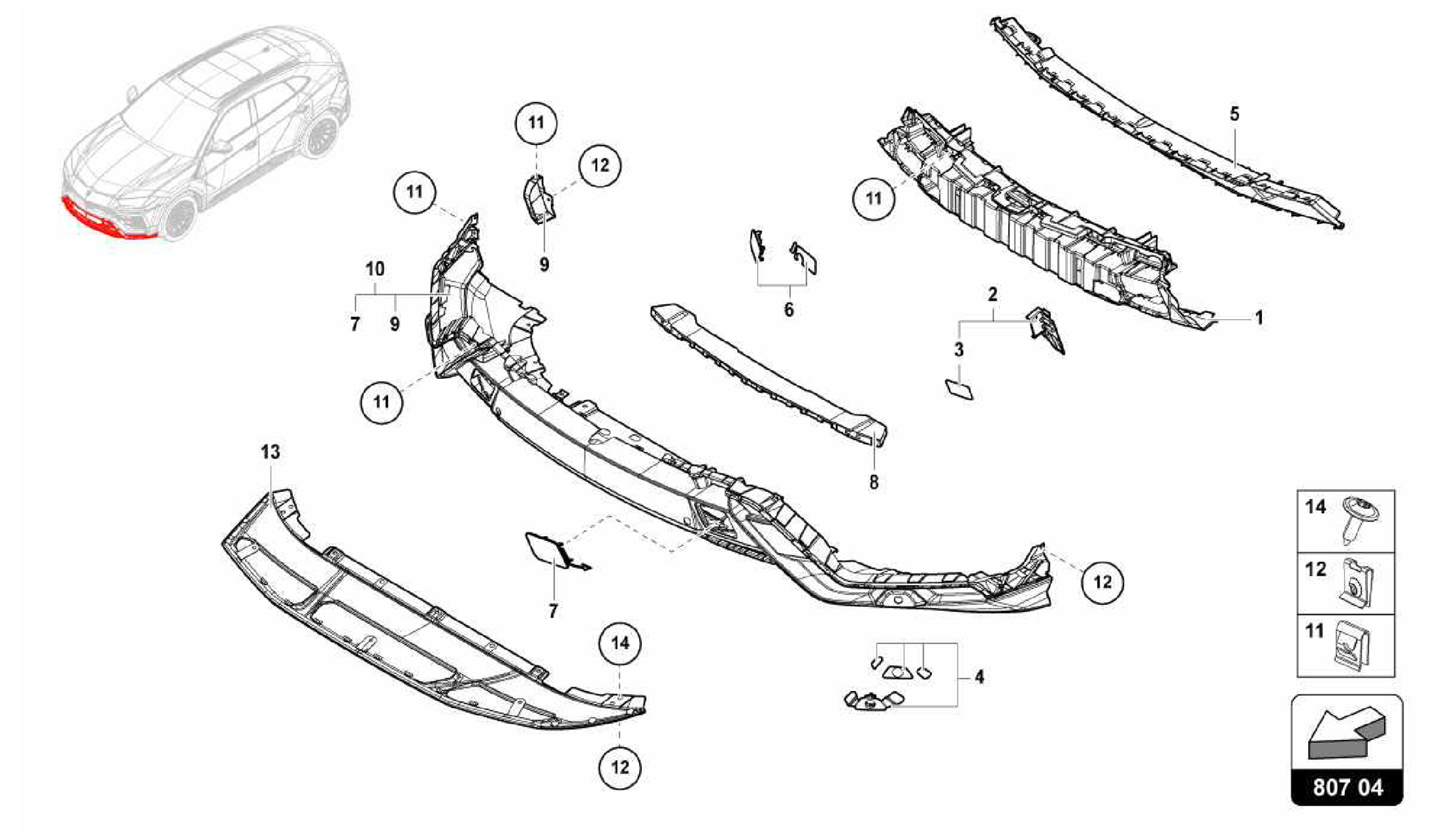807.04.00-BUMPER, COMPLETE DUNE