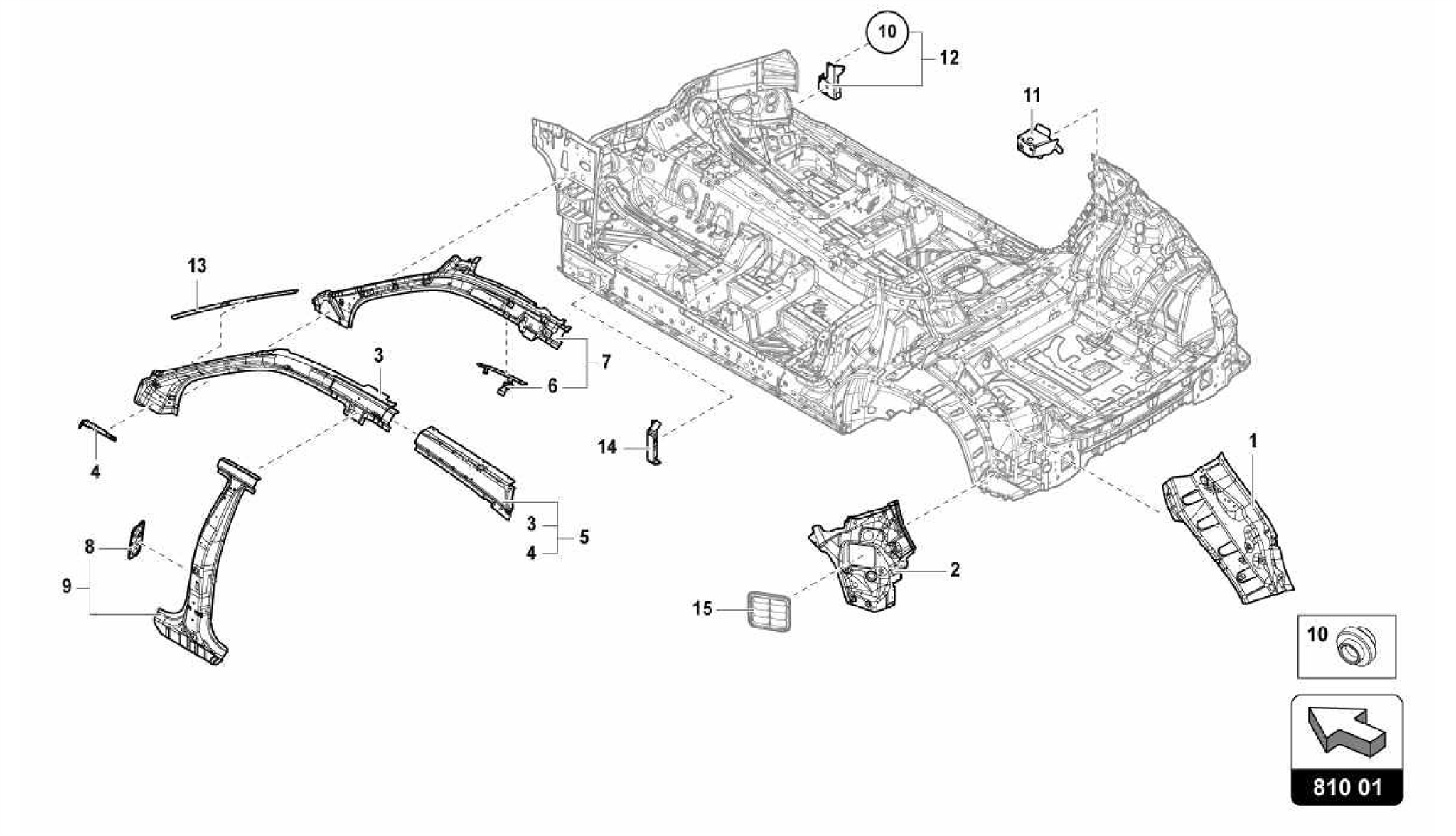 810.01.00-SIDE PANEL, INNER SIDE