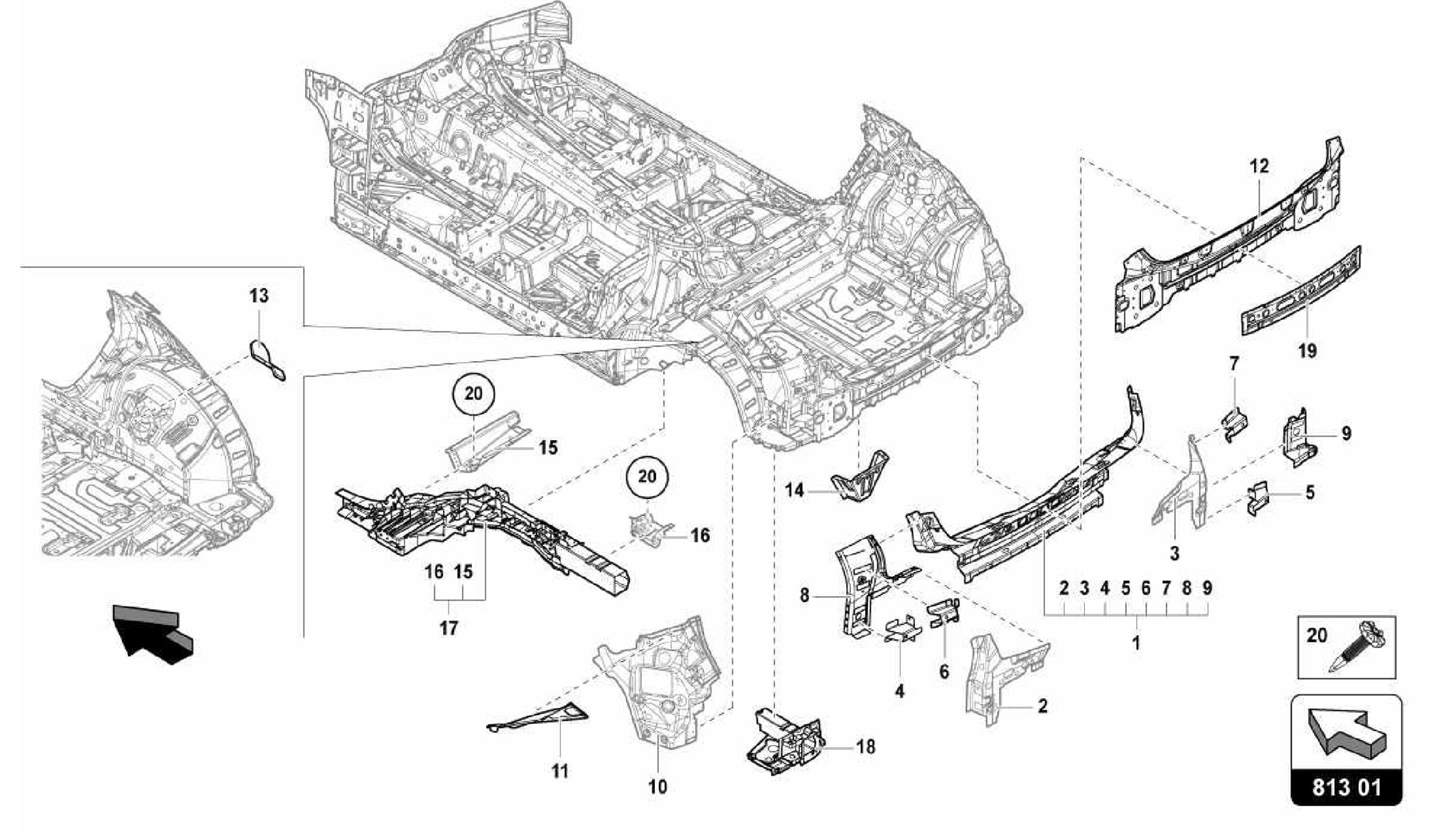 813.01.00-UNDERBODY REAR