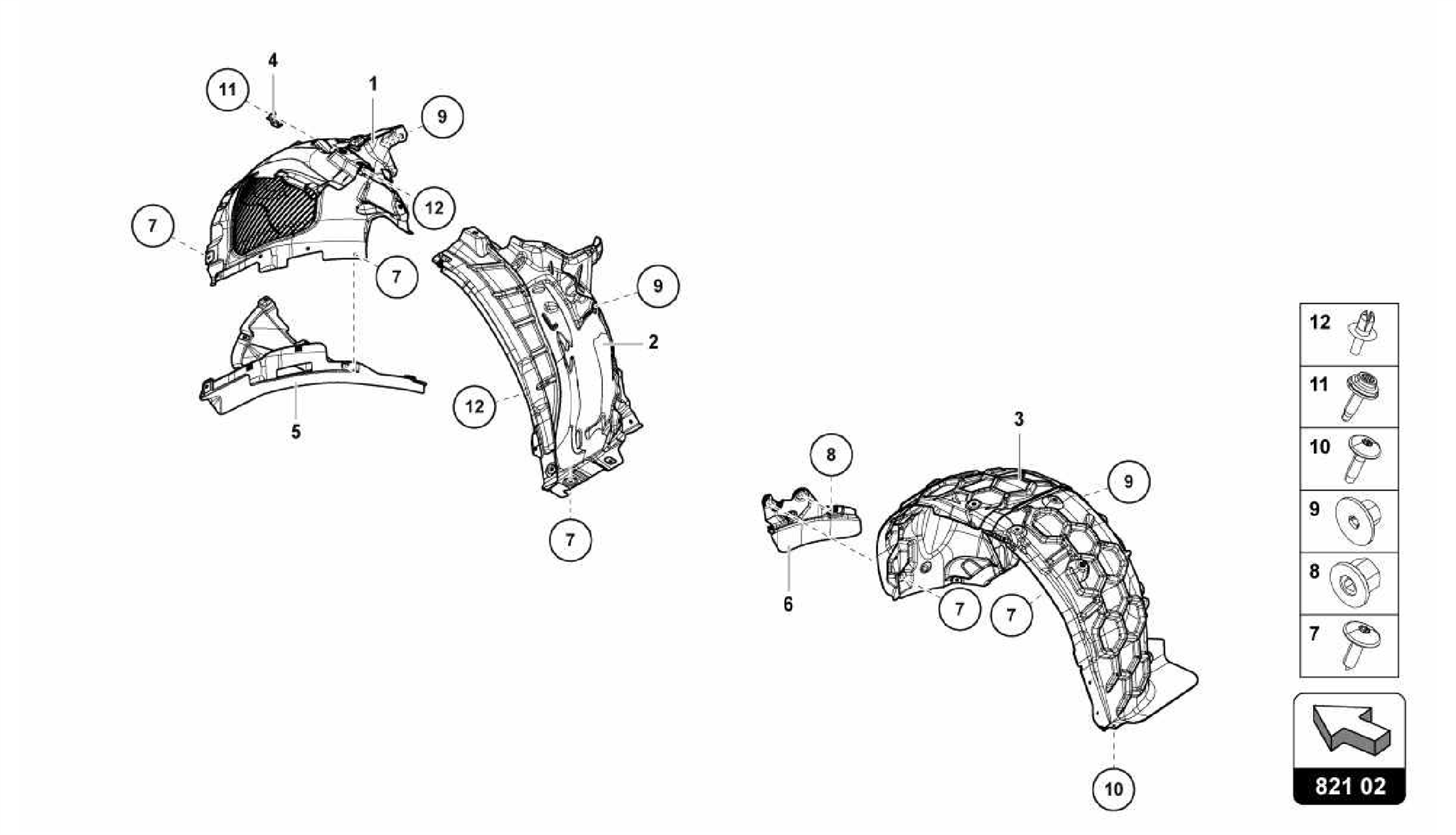 821.02.00-WHEEL HOUSING LINER