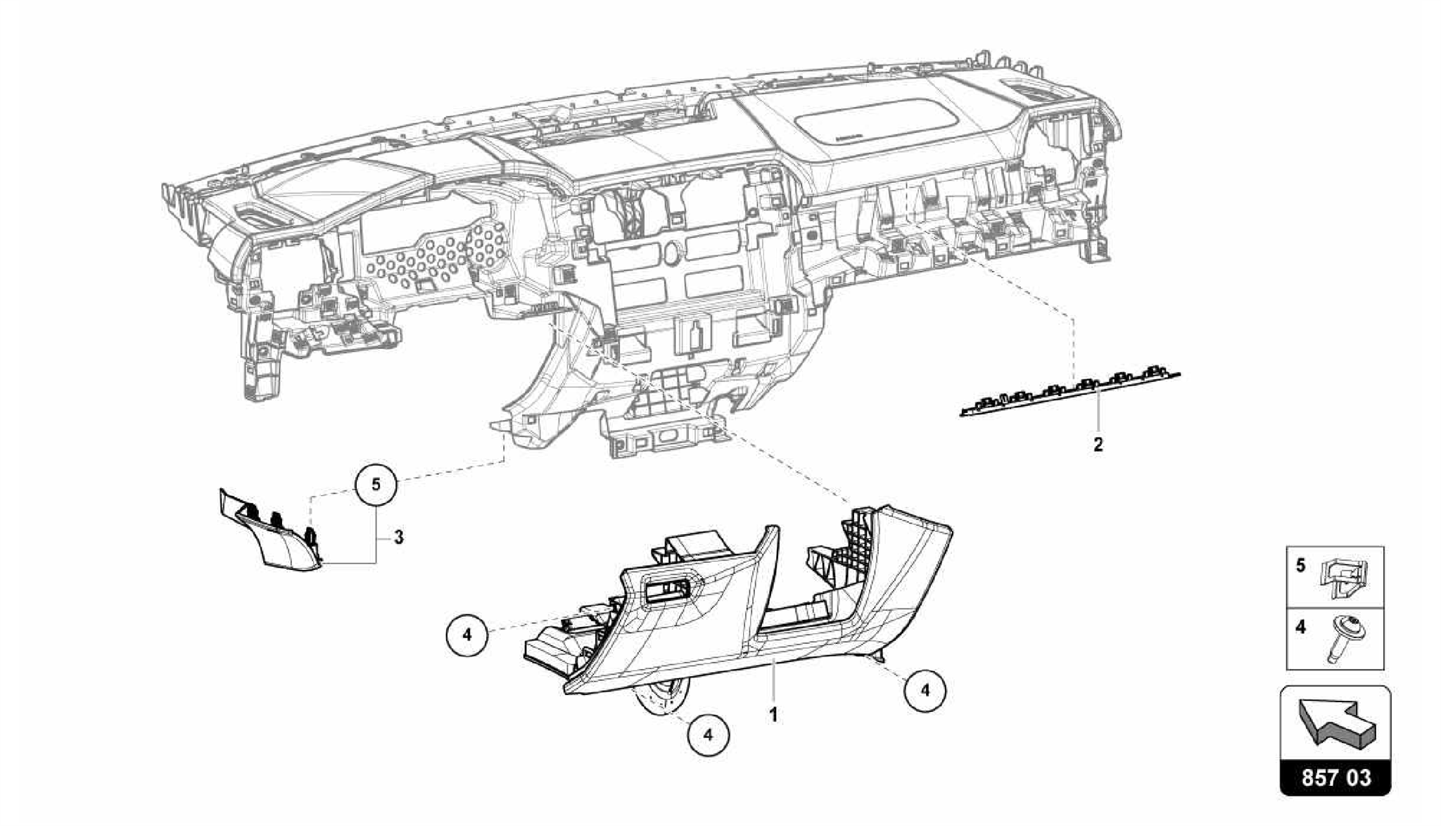 857.03.00-INSTRUMENT PANEL