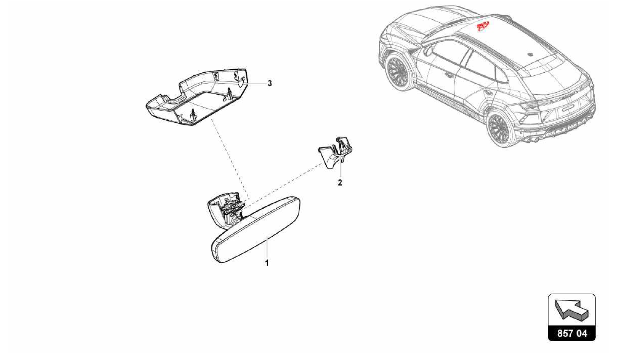 857.04.00-INTERIOR MIRROR