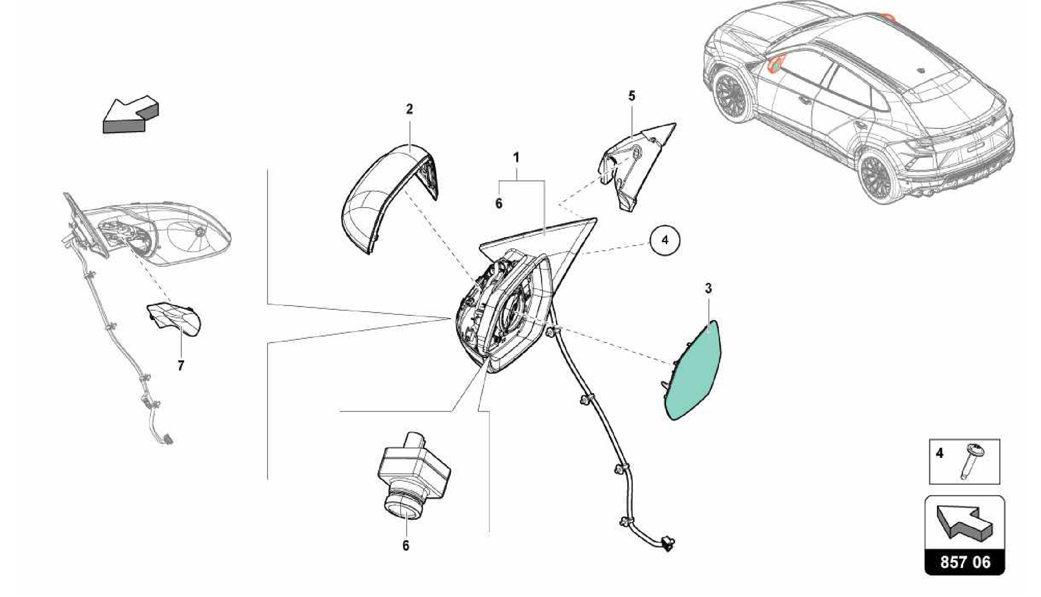 857.06.00-EXTERIOR MIRROR