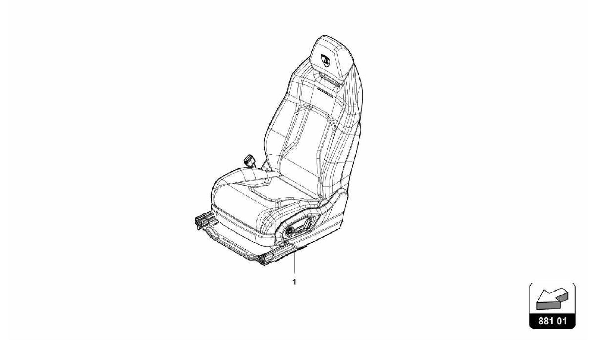 881.01.00-SEAT, COMPLETE FRONT