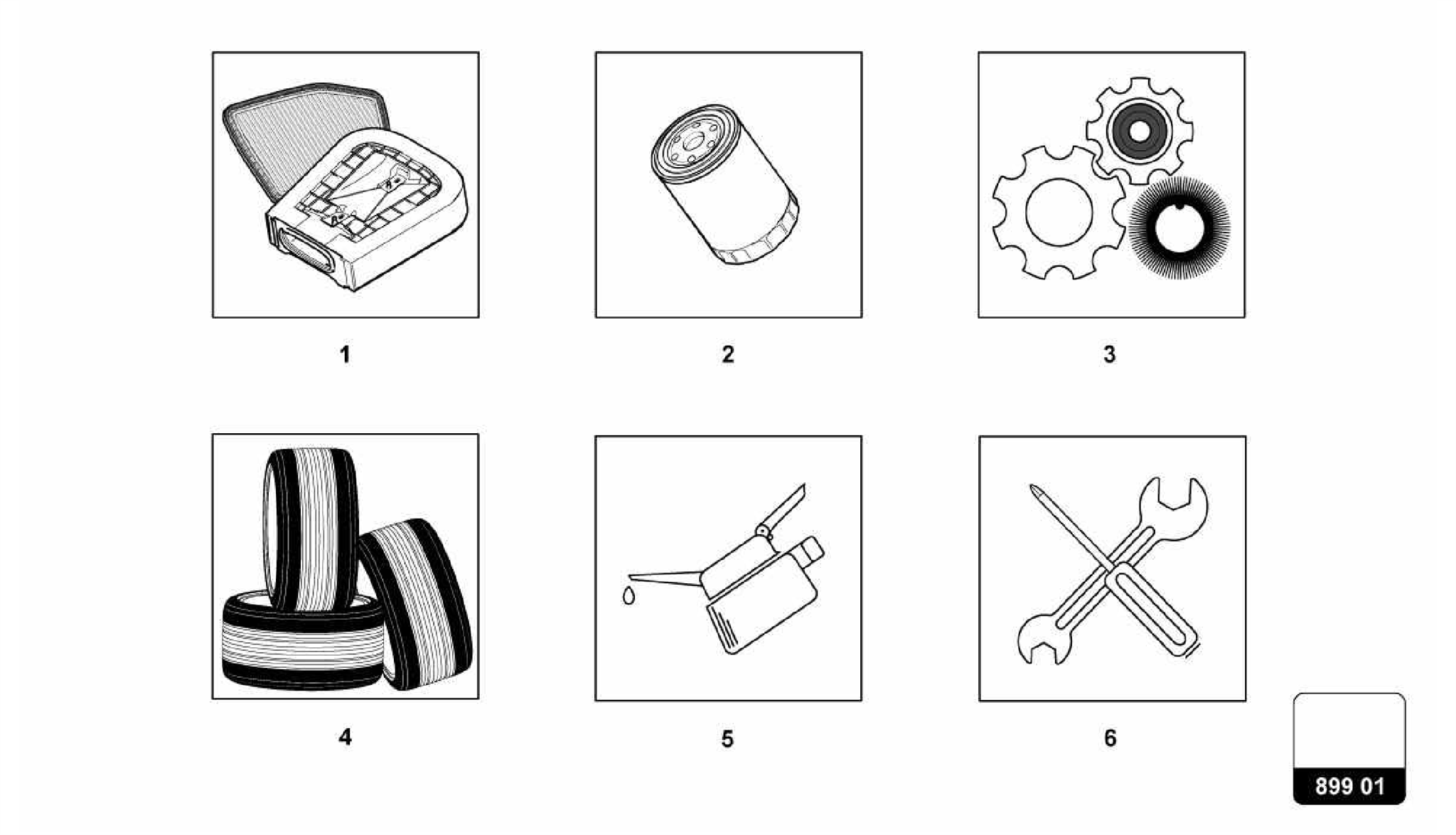 899.01.00-SERVICE PARTS