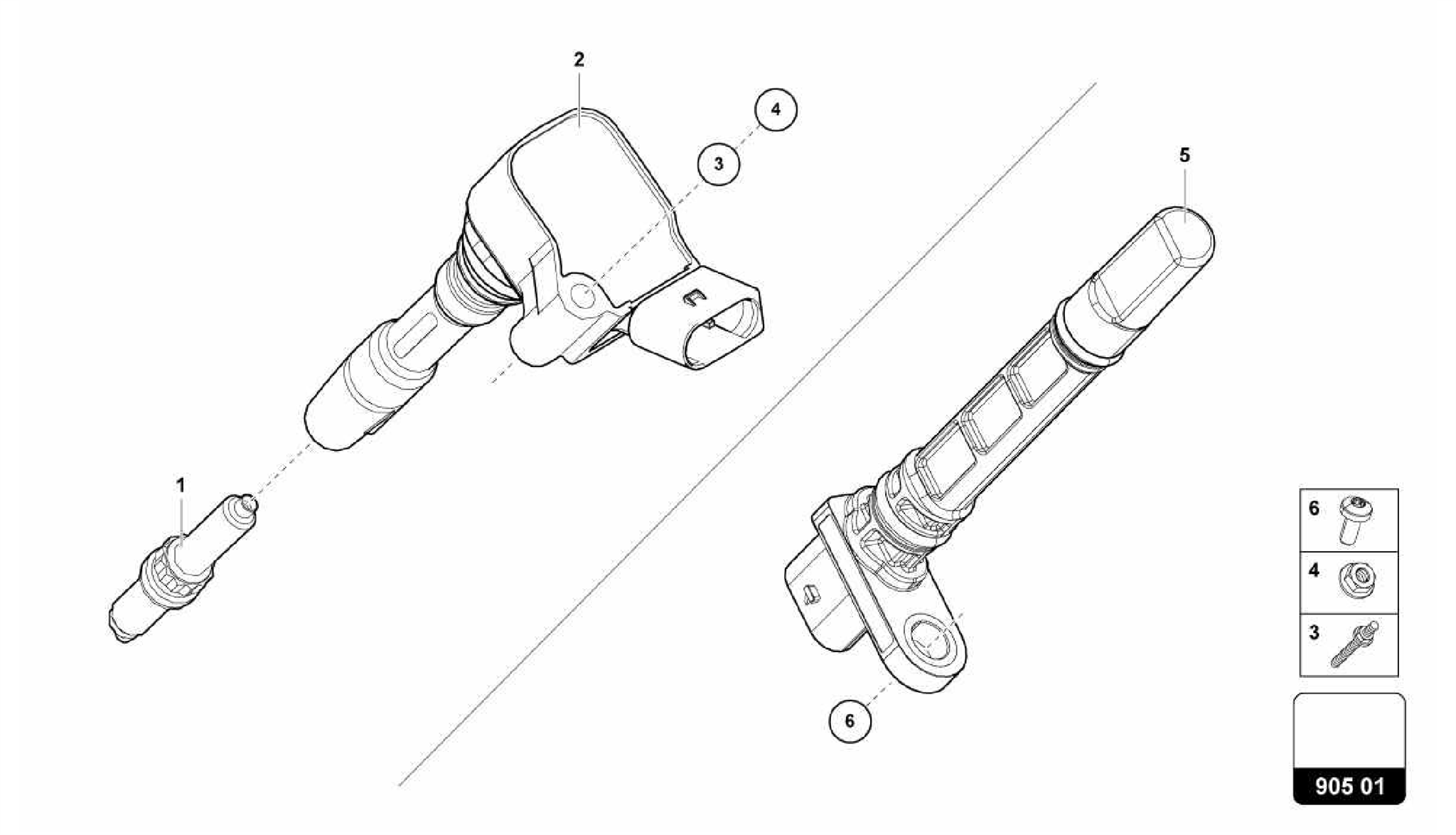 905.01.00-IGNITION COIL WITH SPARK PLUG CONNECTOR