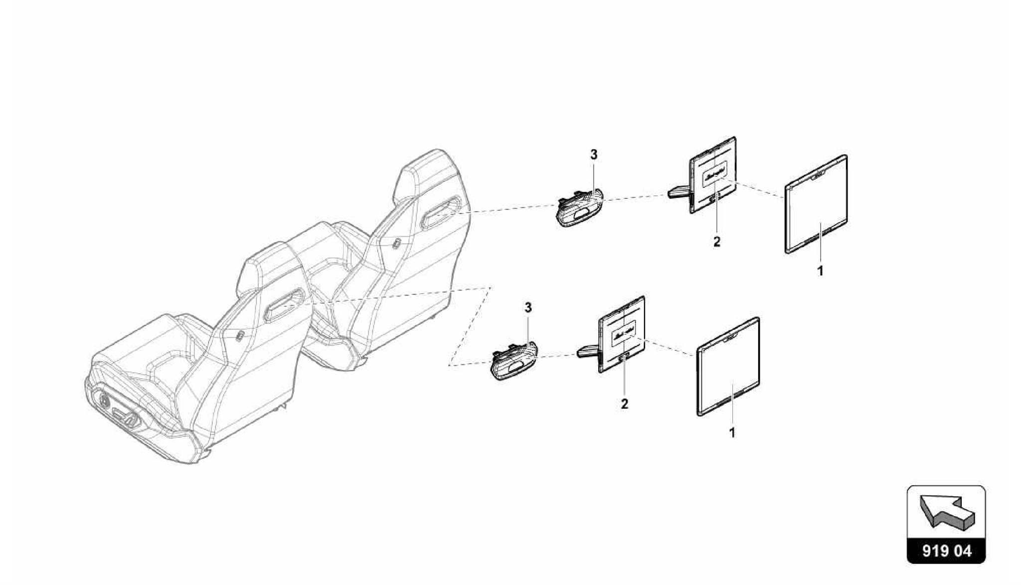 919.04.00-ELECTRICAL PARTS FOR INFOTAINMENT REAR