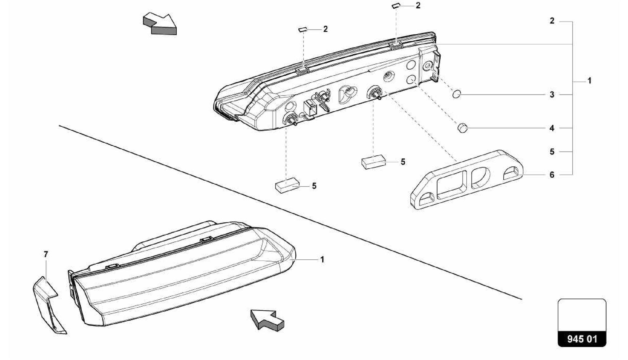 945.01.00-ADDITIONAL HEADLIGHT REAR