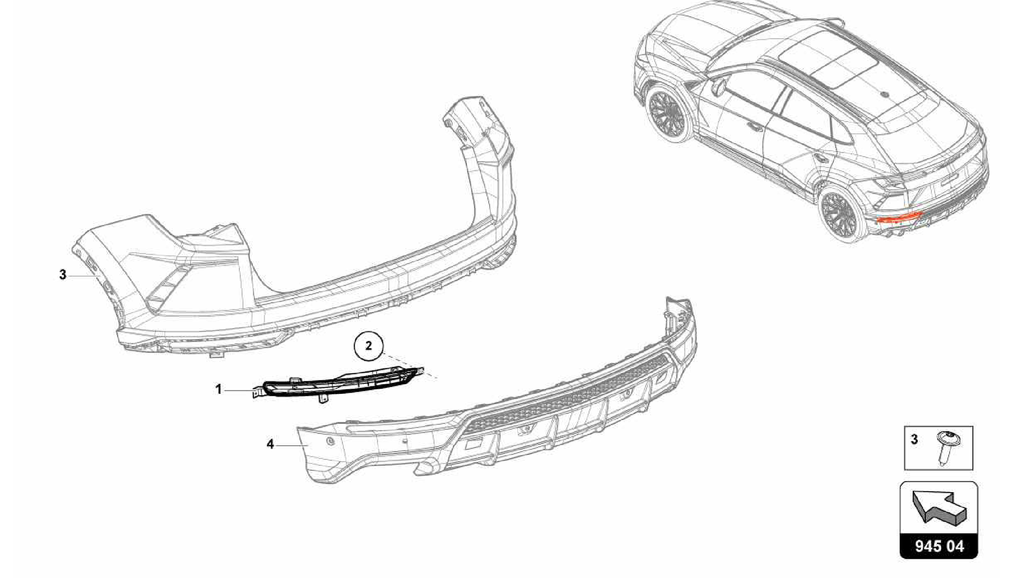 945.04.00-LED REAR FOG LIGHT