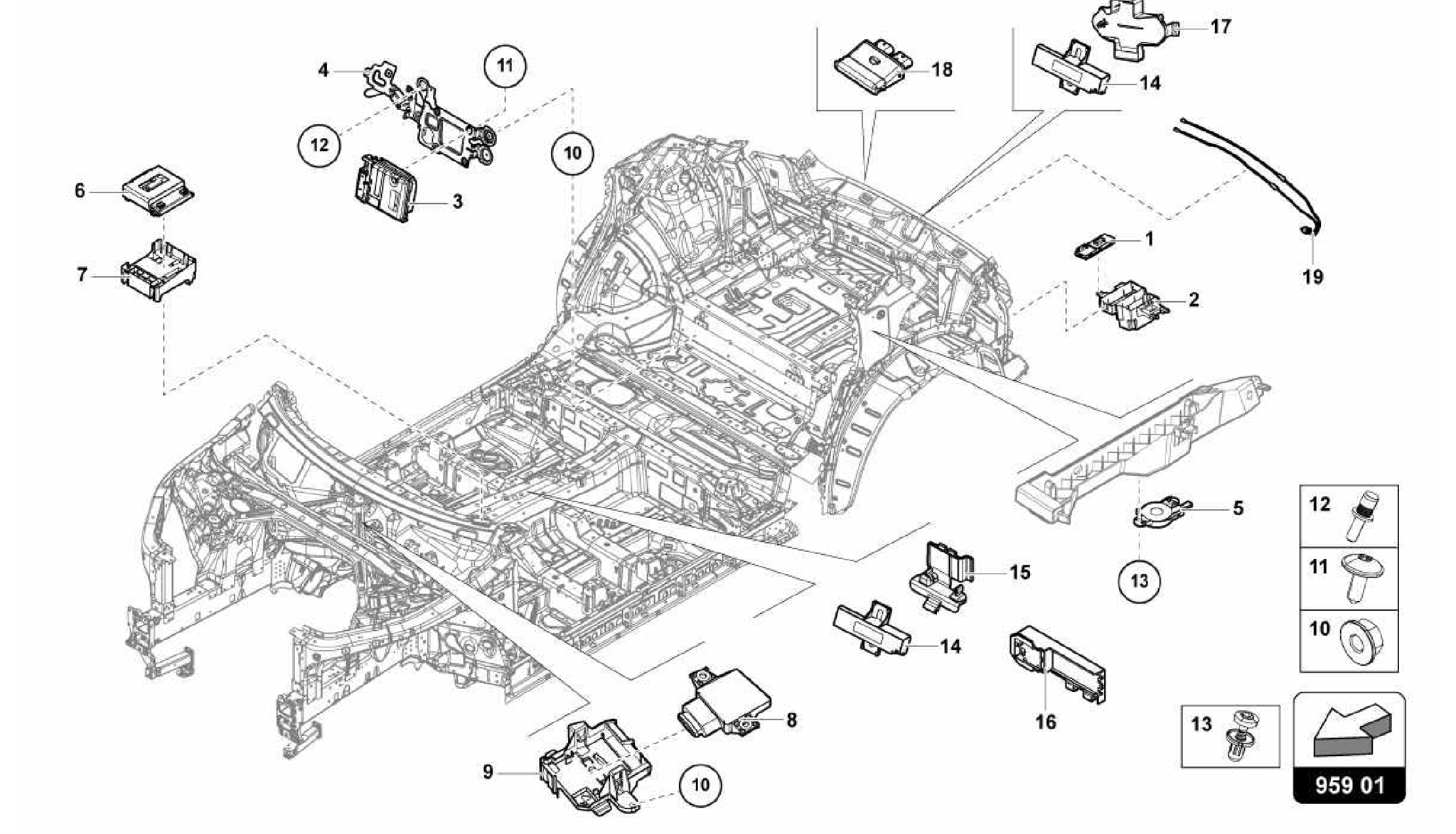 959.01.00-CONTROL UNIT FOR TAILGATE