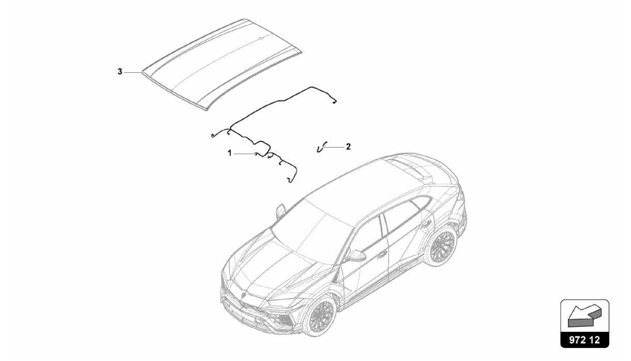 972.12.00-ROOF WIRING HARNESS